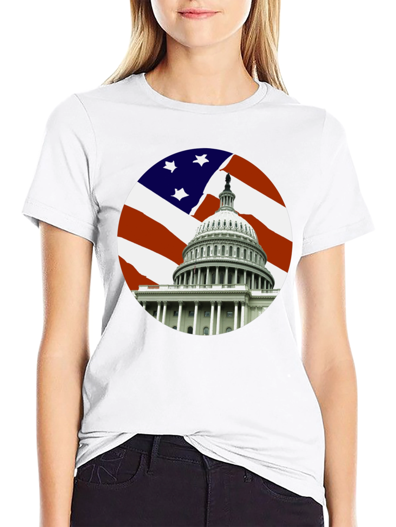 Capitol Building T-Shirt - Patriotic Tee