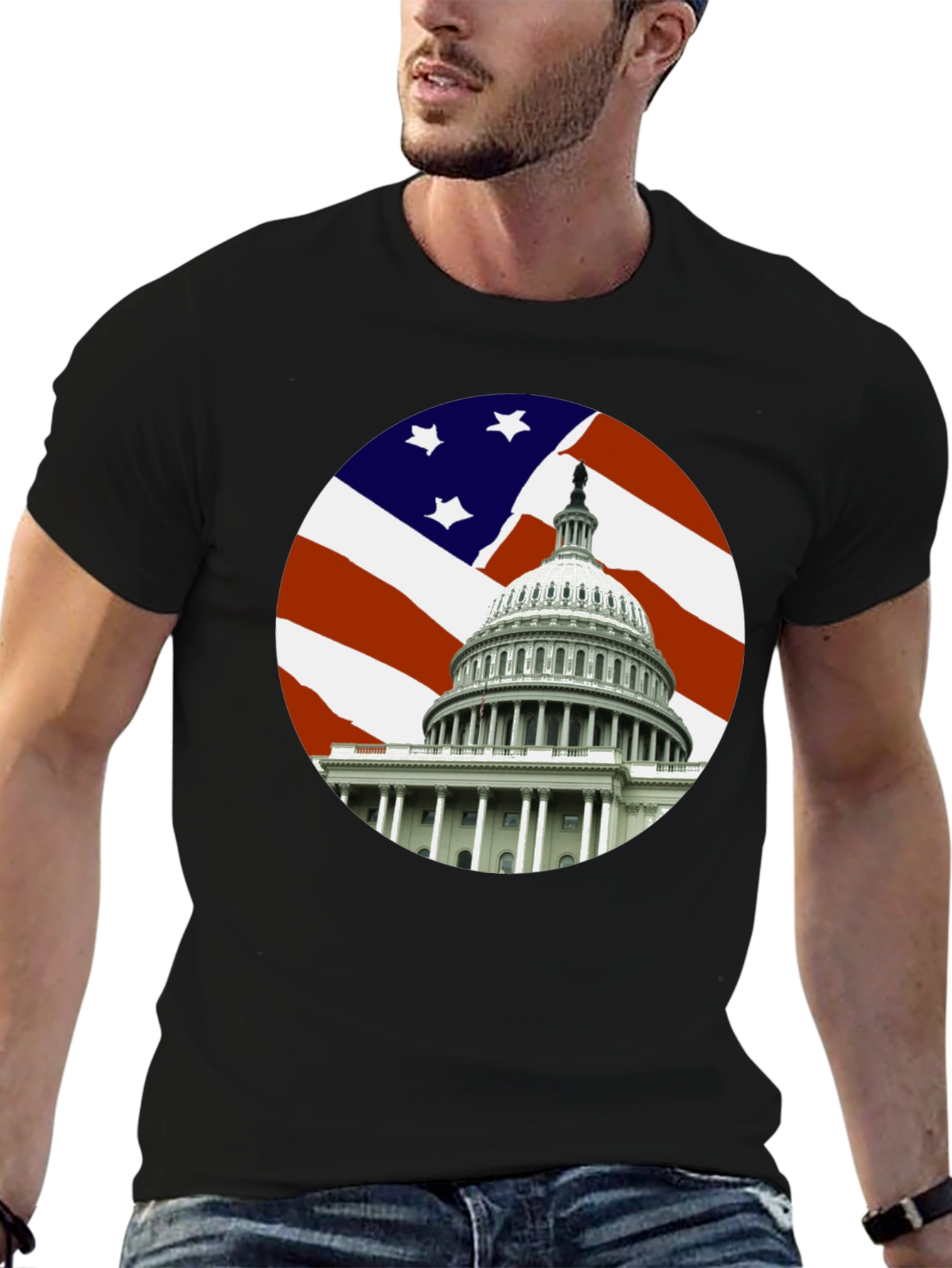 Capitol Building T-Shirt - Patriotic Tee