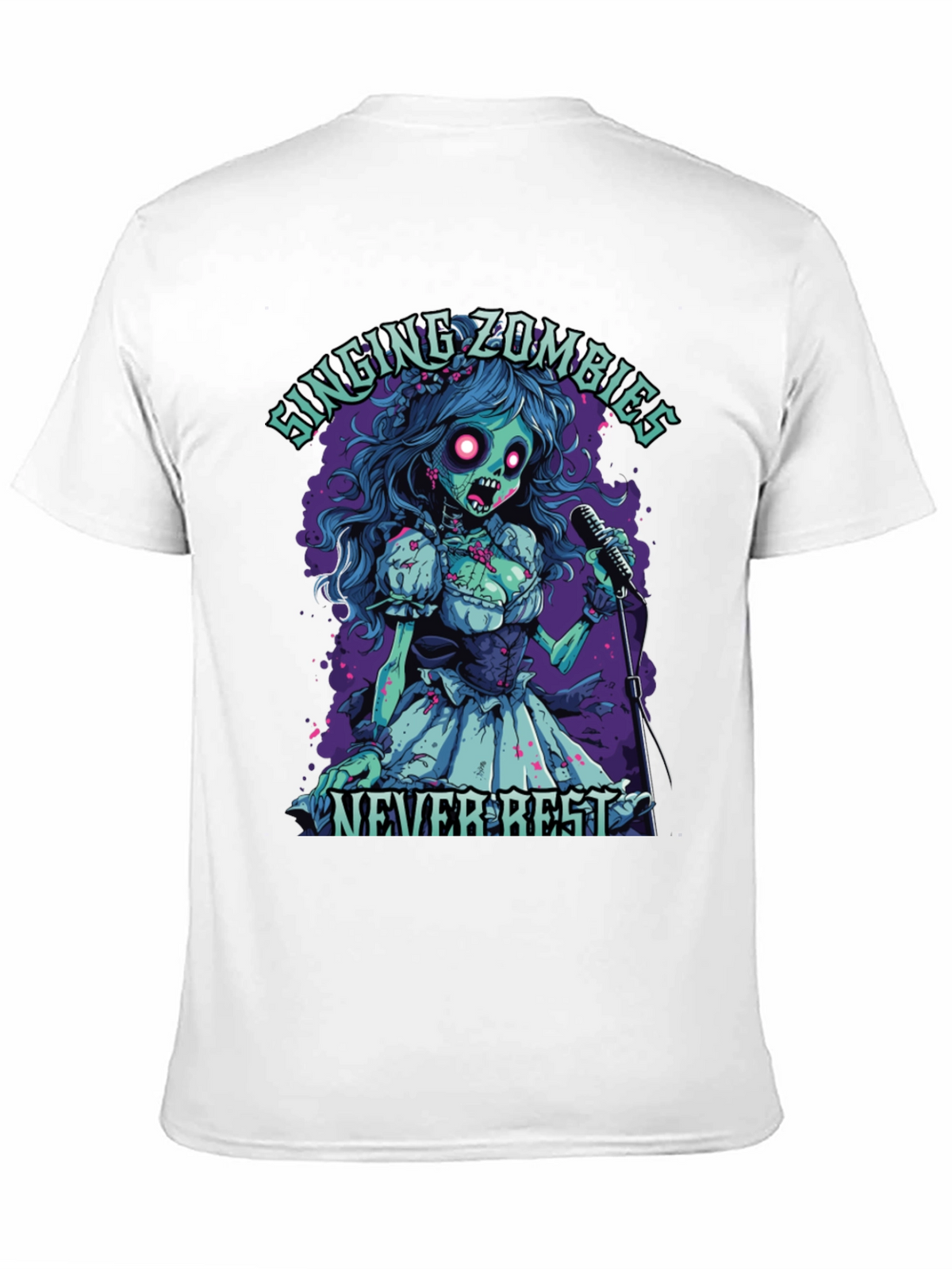 Singing Zombie Graphic Tee - Never Rest!