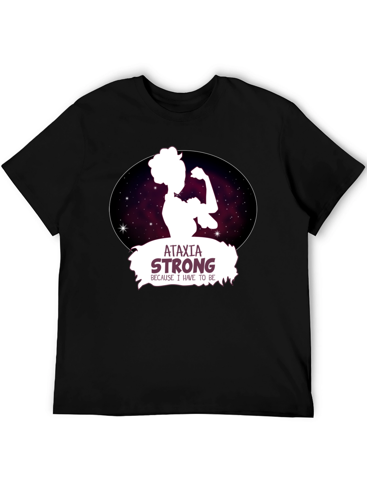 Ataxia Strong Graphic Tee - Black