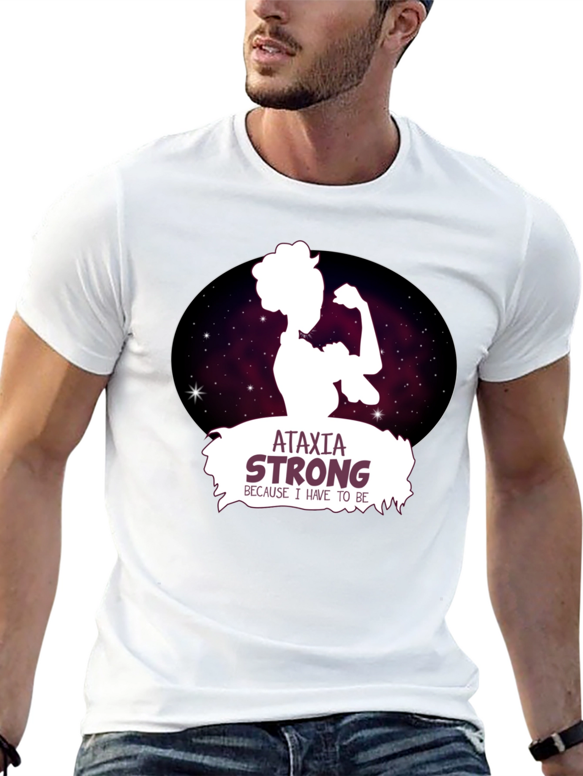 Ataxia Strong Graphic Tee - Black