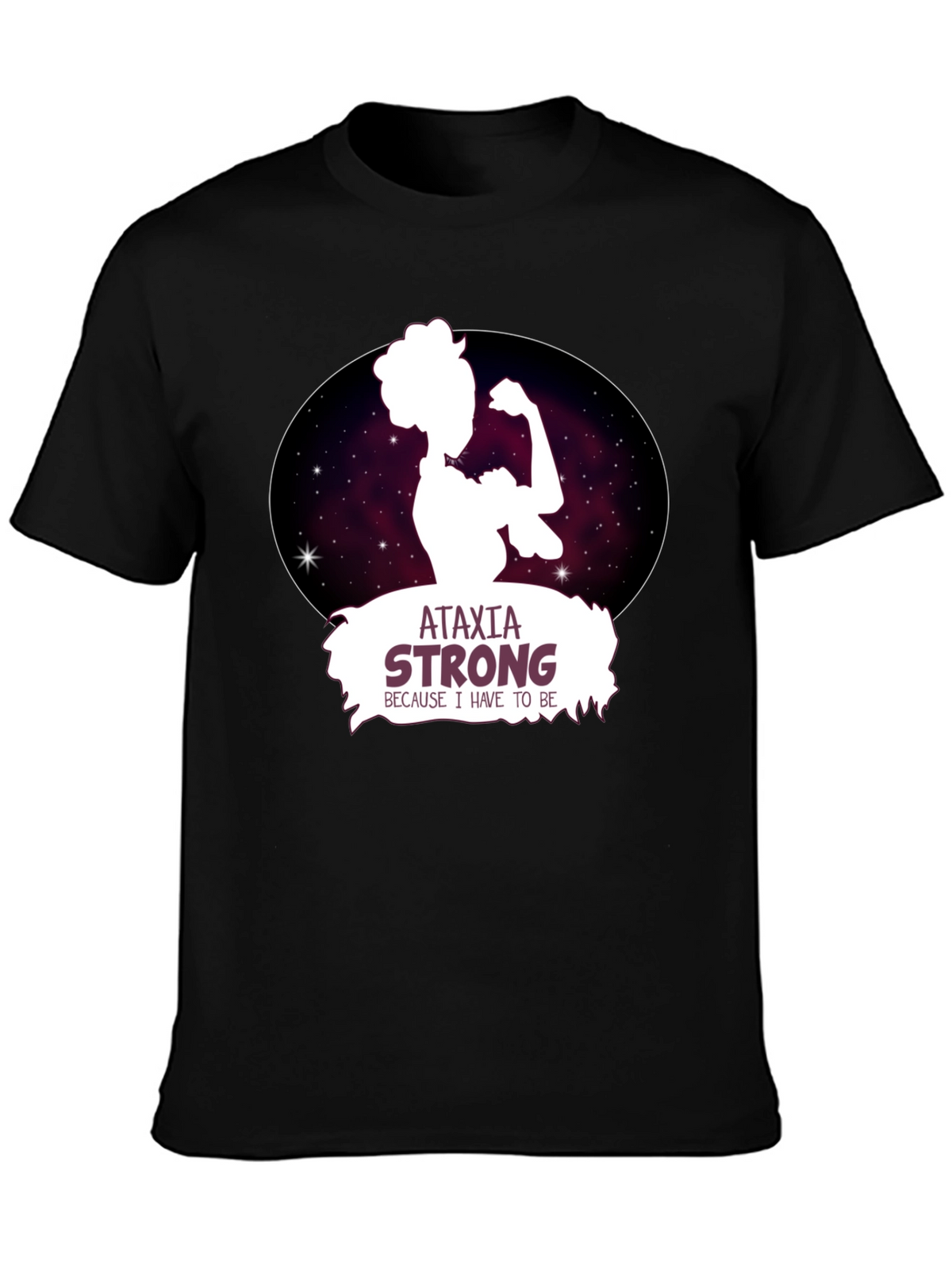 Ataxia Strong Graphic Tee - Black