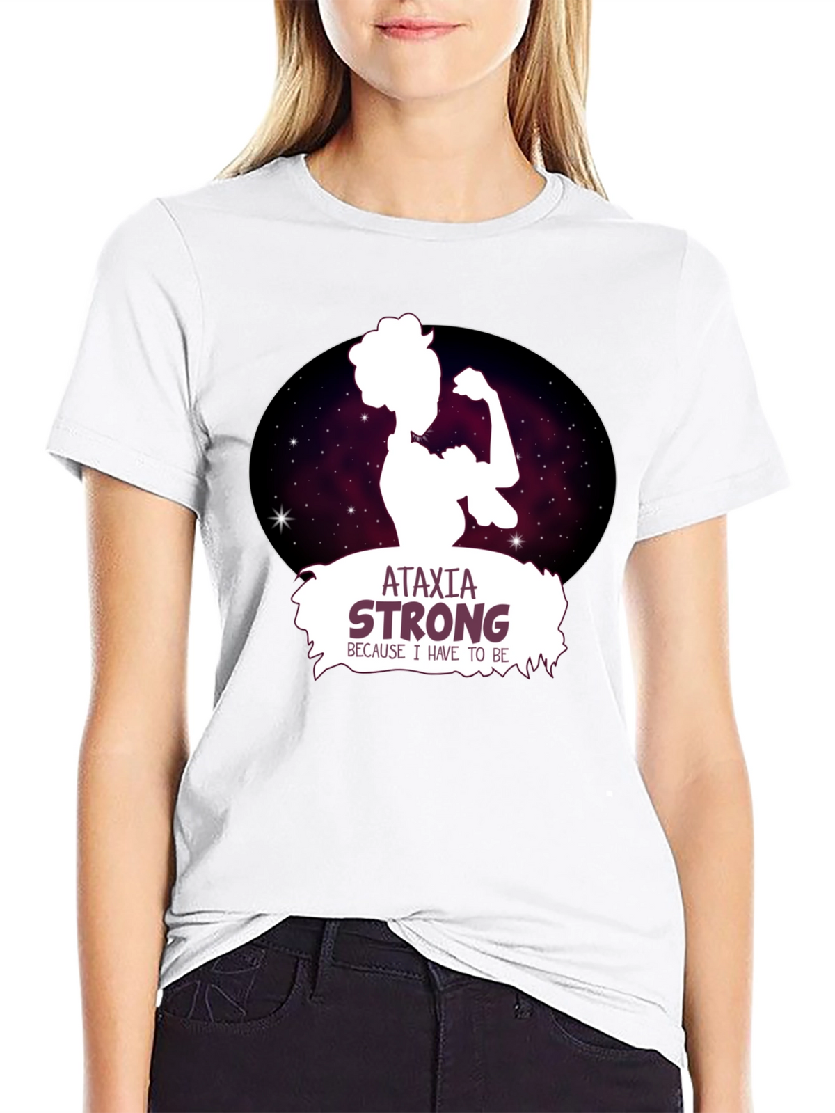 Ataxia Strong Graphic Tee - Black