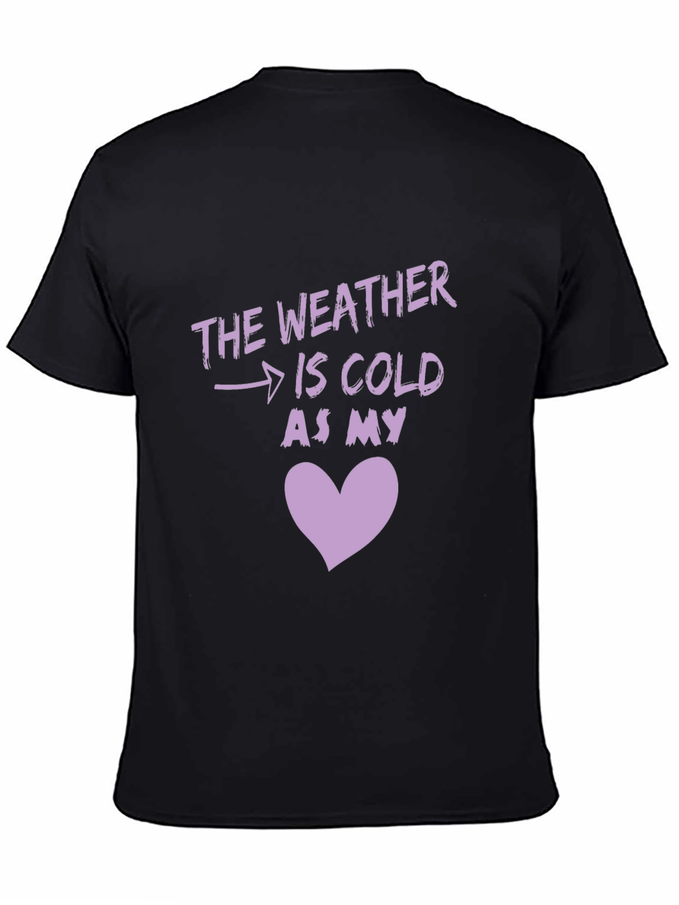 Cold Heart Graphic Tee - Mens Fashion