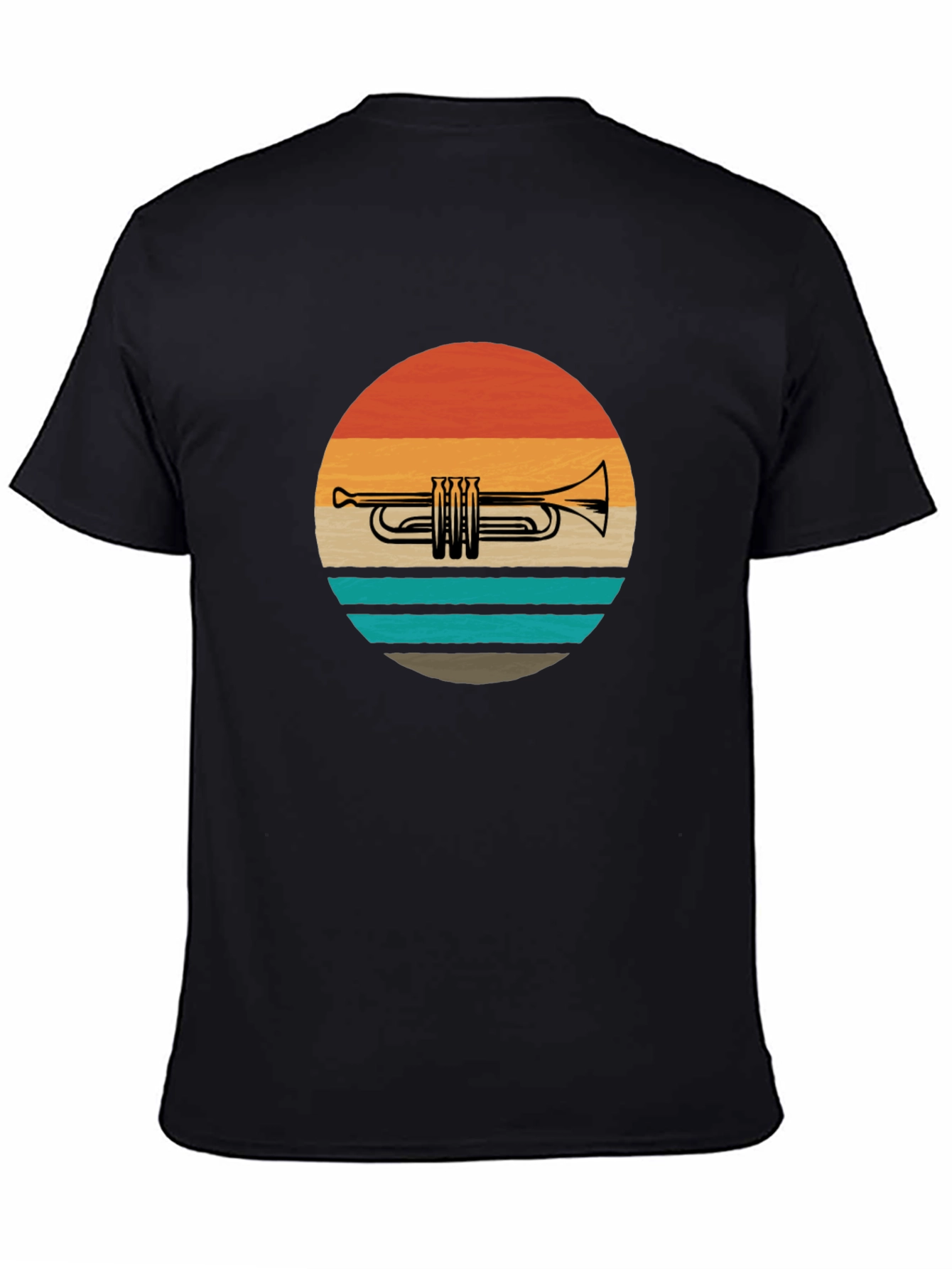 Retro Trumpet Sunset T-Shirt