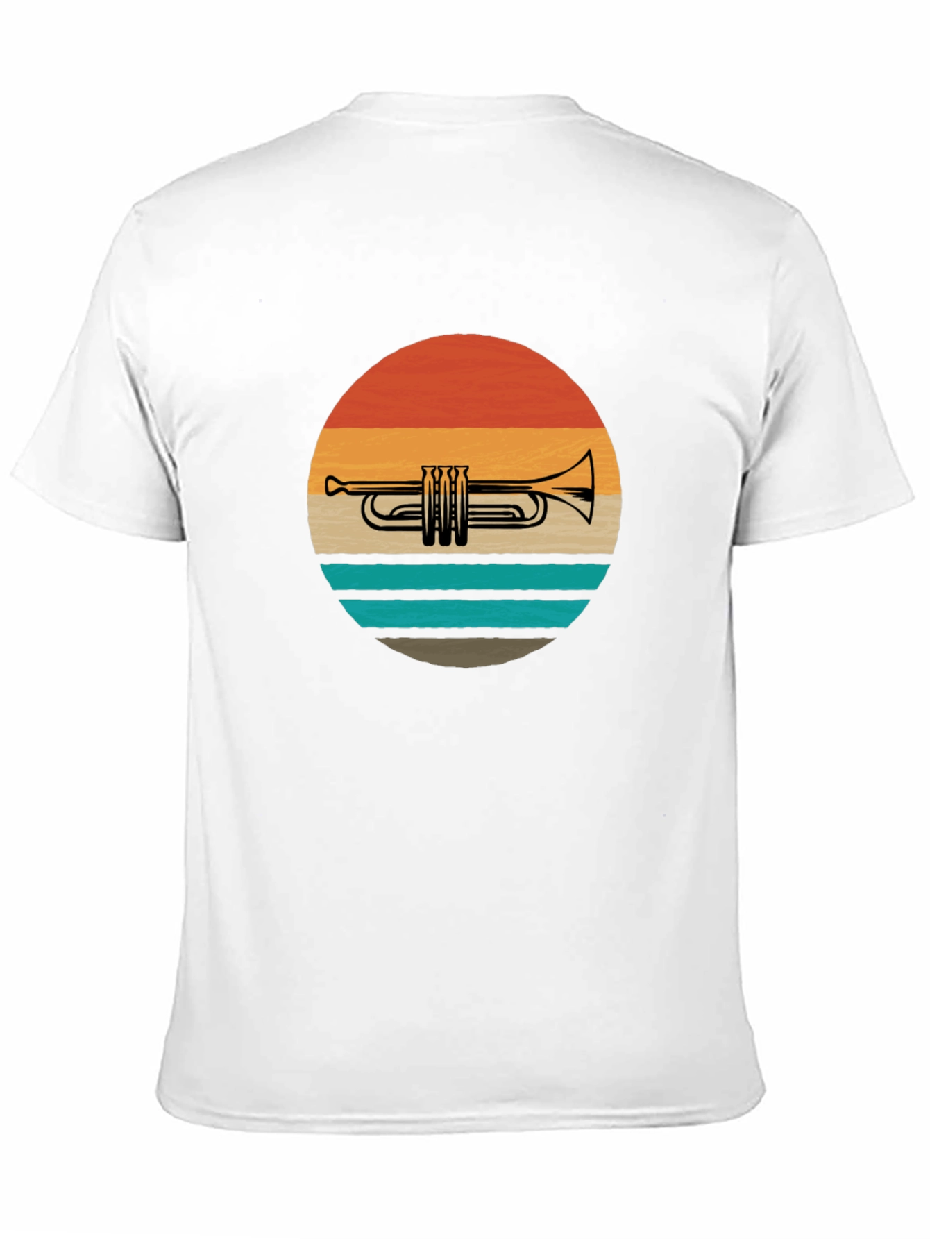 Retro Trumpet Sunset T-Shirt