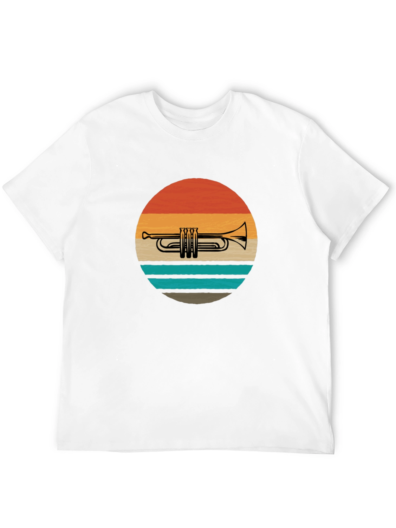 Retro Trumpet Sunset T-Shirt