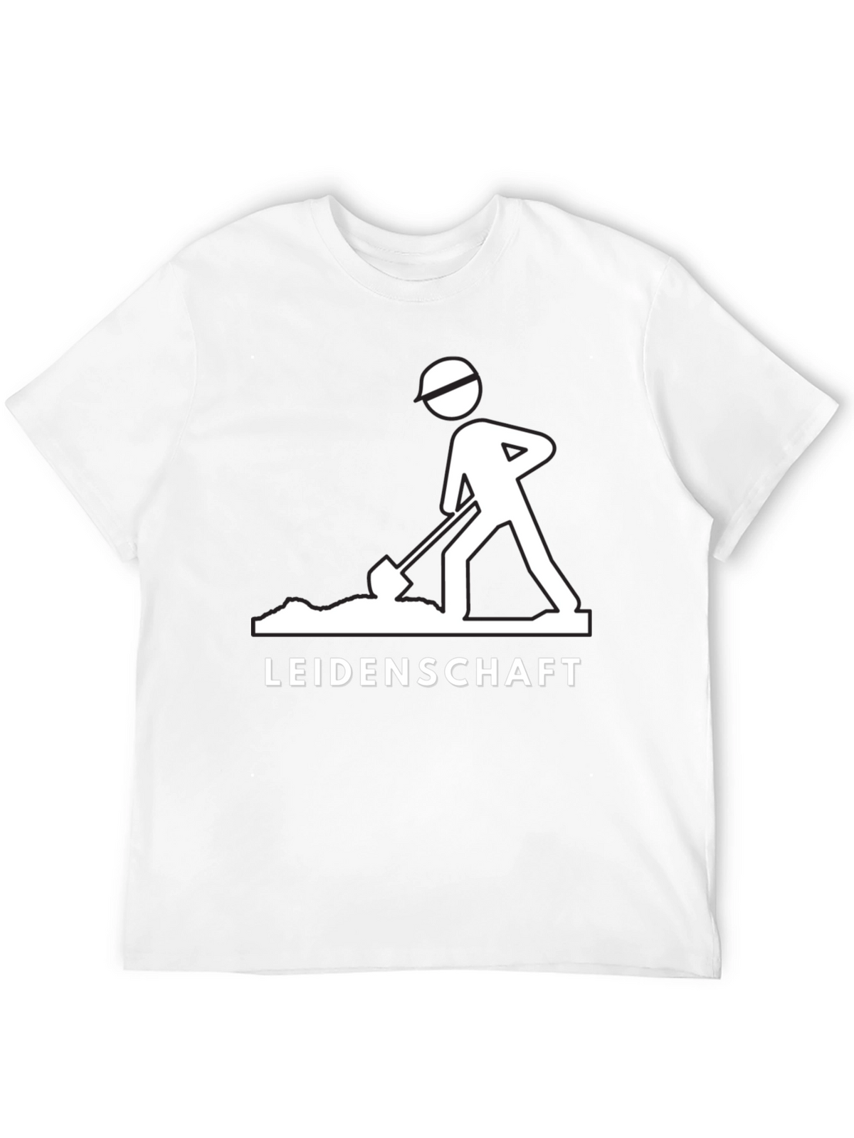 Leidenschaft Graphic Tee - Black Cotton T-Shirt