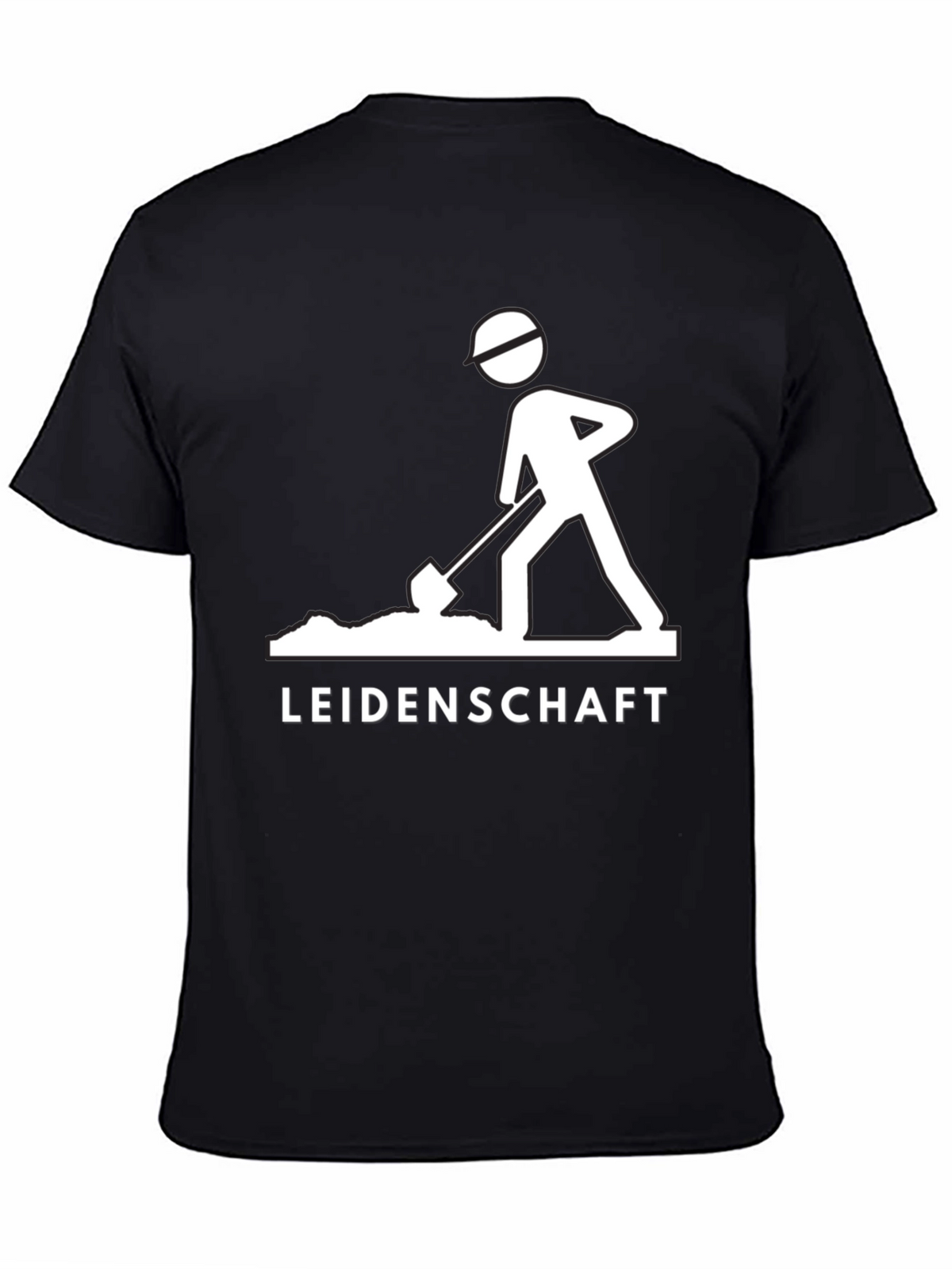Leidenschaft Graphic Tee - Black Cotton T-Shirt
