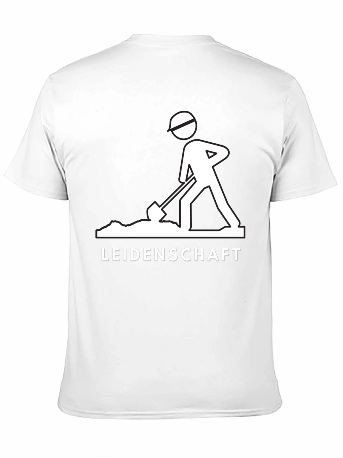 Leidenschaft Graphic Tee - Black Cotton T-Shirt