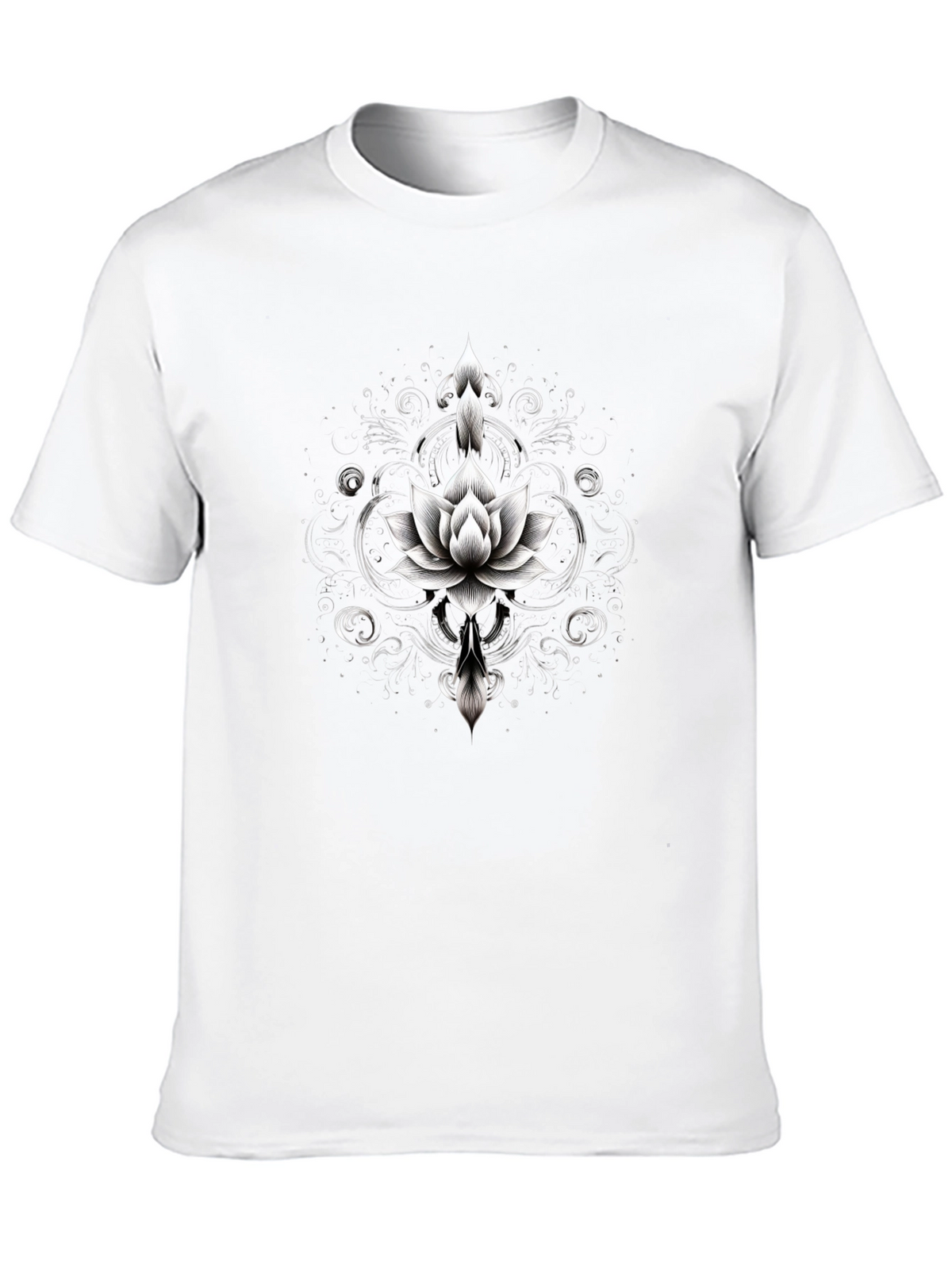 Black Lotus Graphic Tee - Modern Streetwear