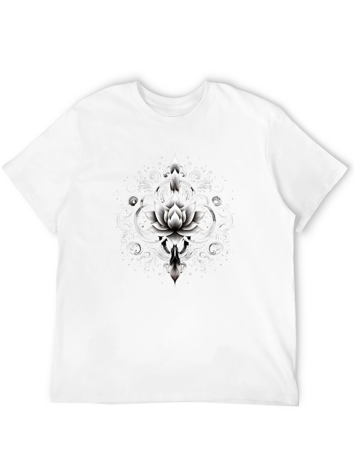 Black Lotus Graphic Tee - Modern Streetwear
