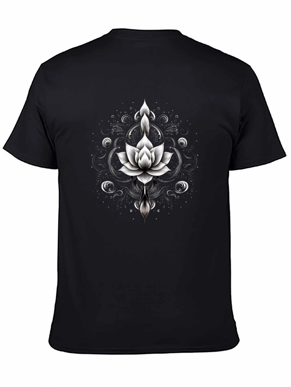 Black Lotus Graphic Tee - Modern Streetwear