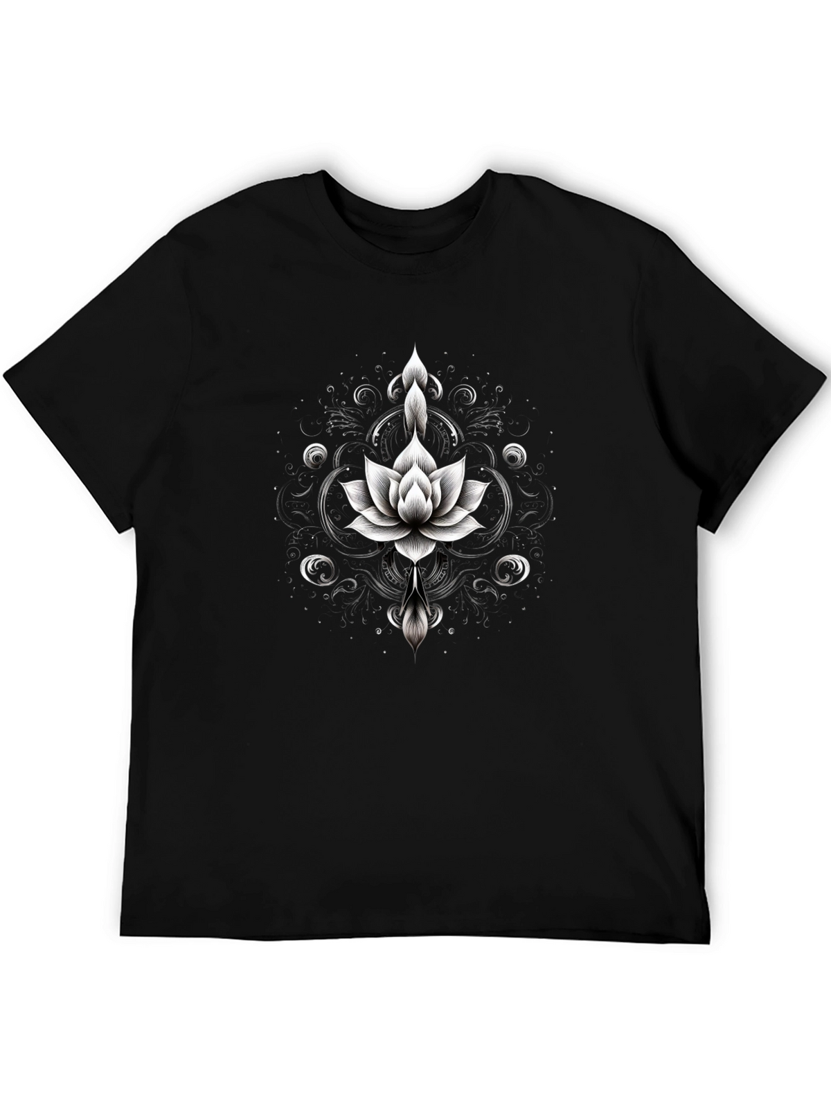 Black Lotus Graphic Tee - Modern Streetwear