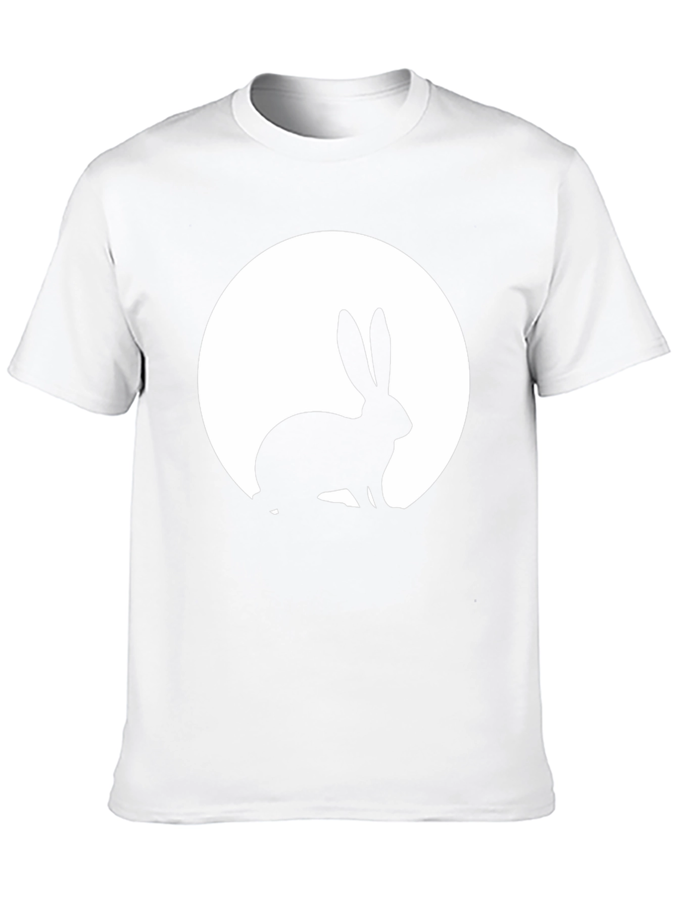 Rabbit Moon Graphic Tee - Black