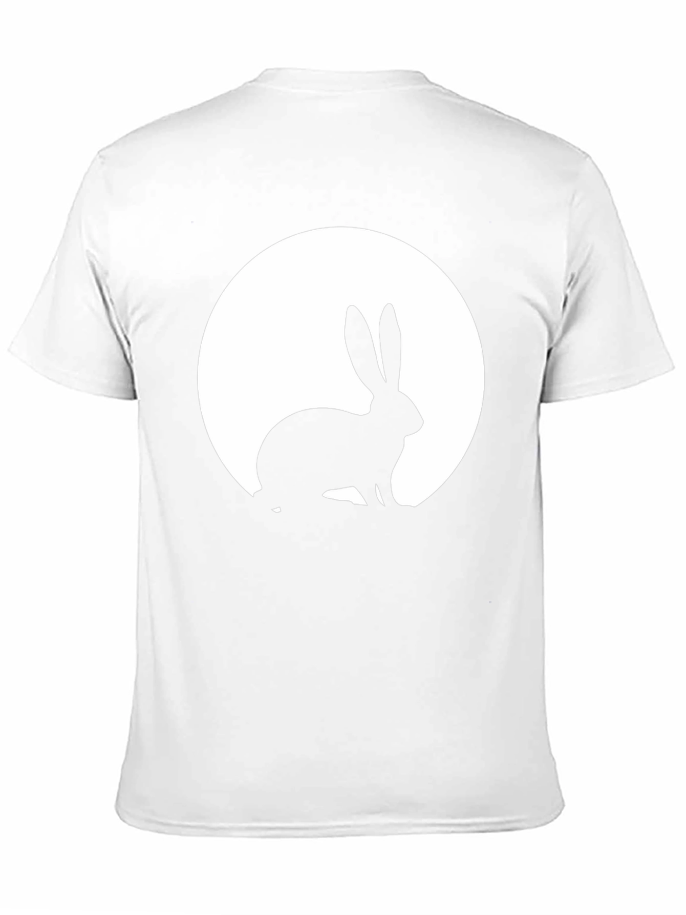 Rabbit Moon Graphic Tee - Black