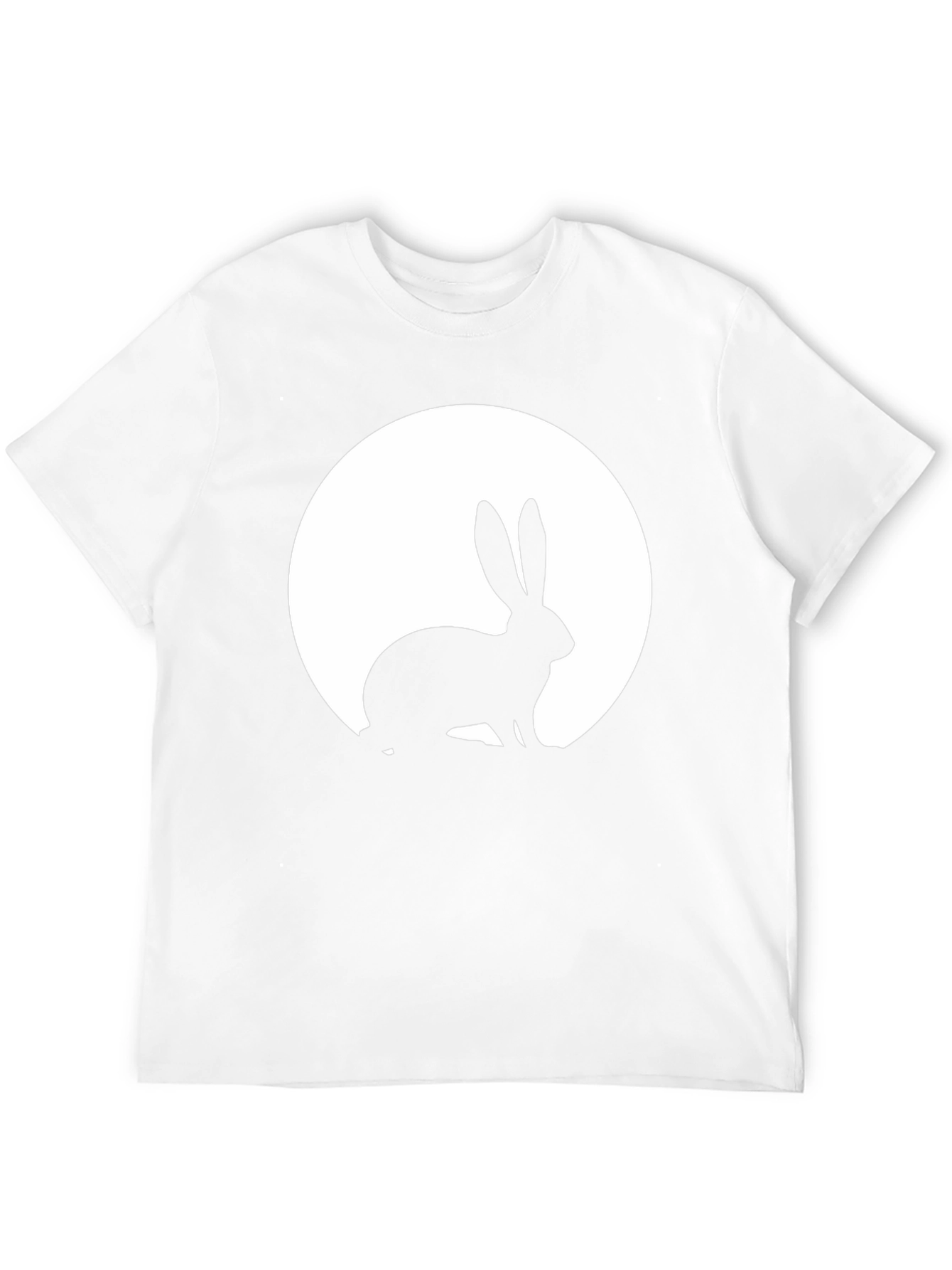 Rabbit Moon Graphic Tee - Black