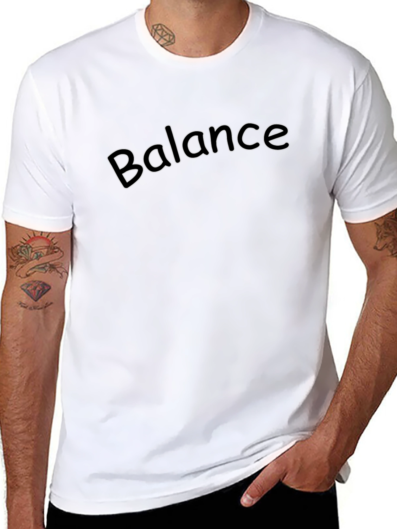 Balance Graphic Tee - Casual Comfort