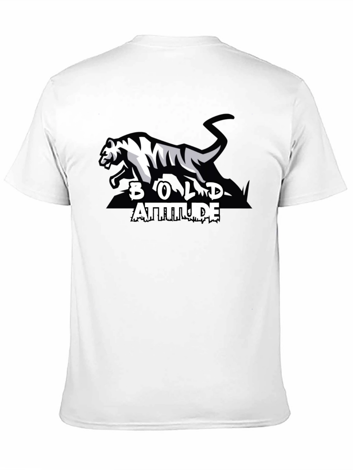 Bold Attitude Graphic Tee - Black