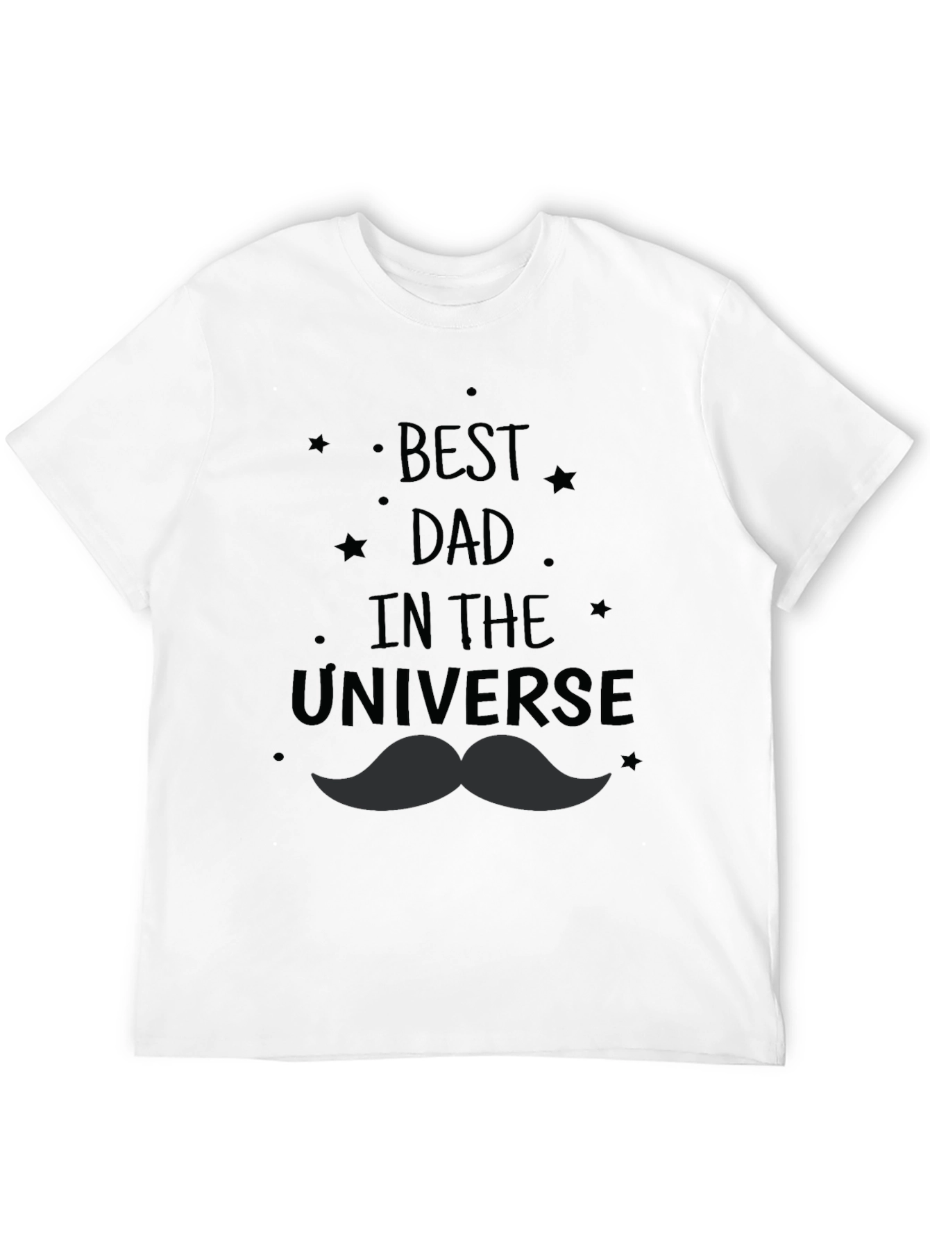 Best Dad in the Universe Black T-Shirt