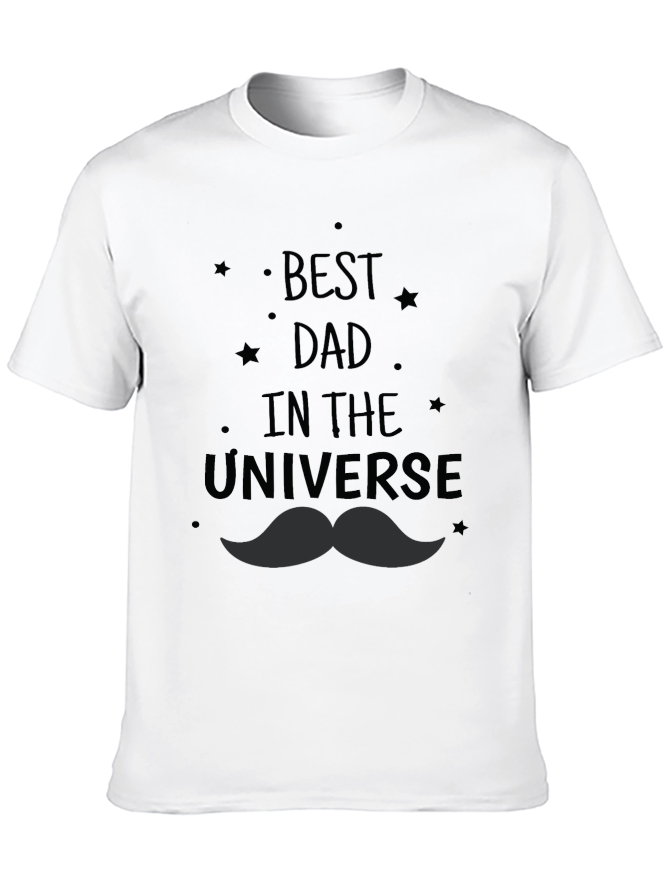 Best Dad in the Universe Black T-Shirt