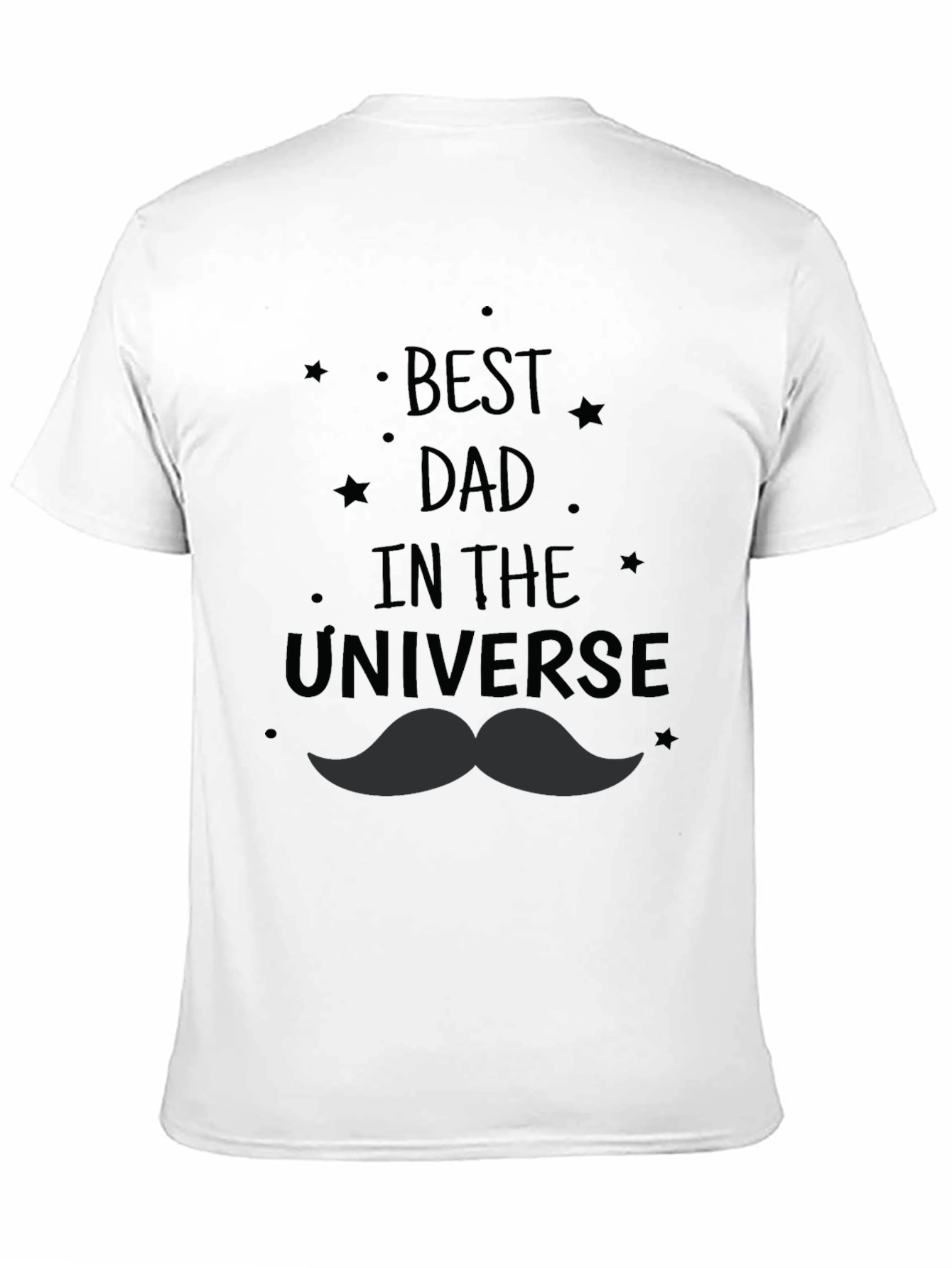 Best Dad in the Universe Black T-Shirt