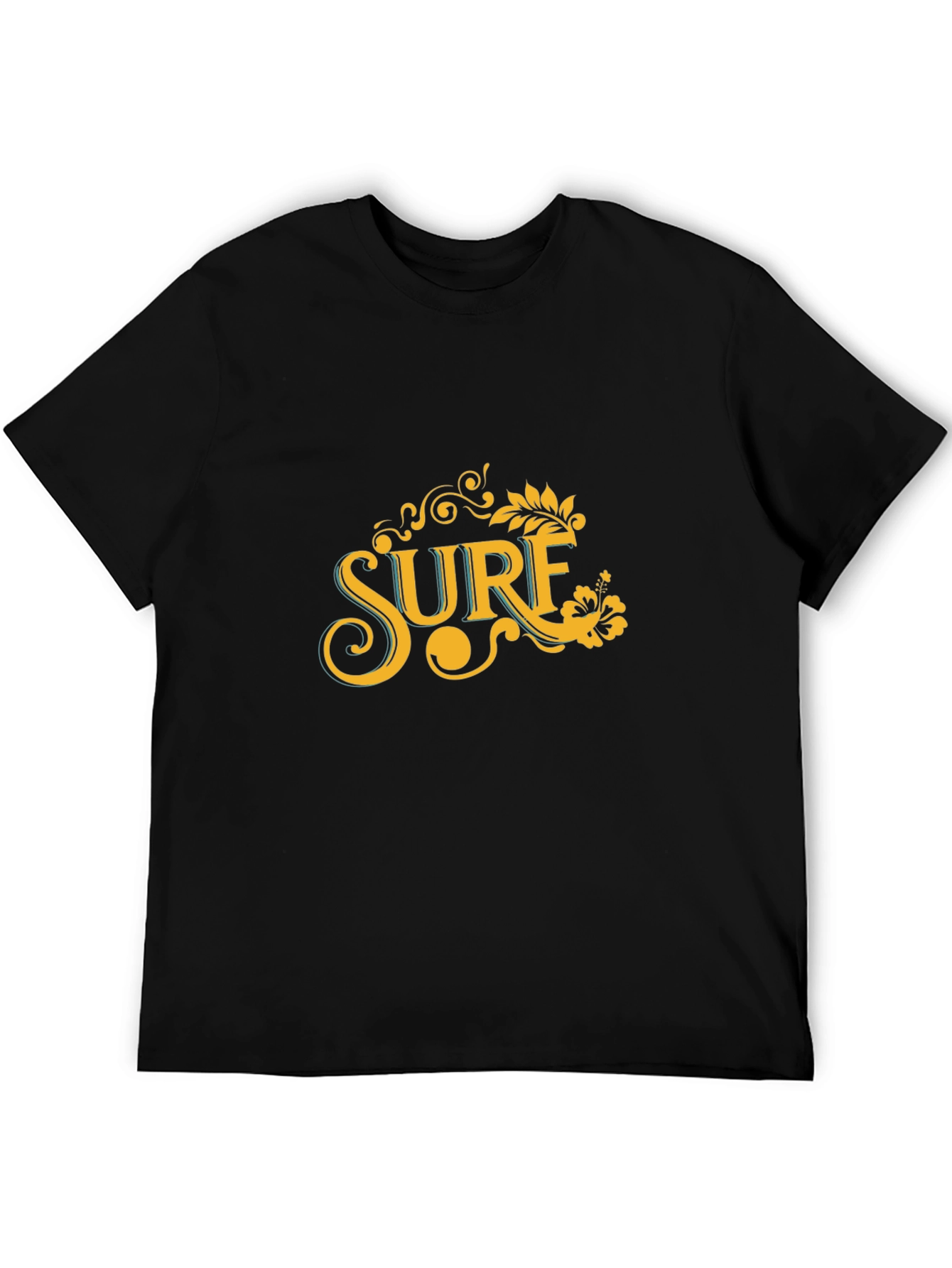 Surf Graphic Tee - Classic Black T-Shirt