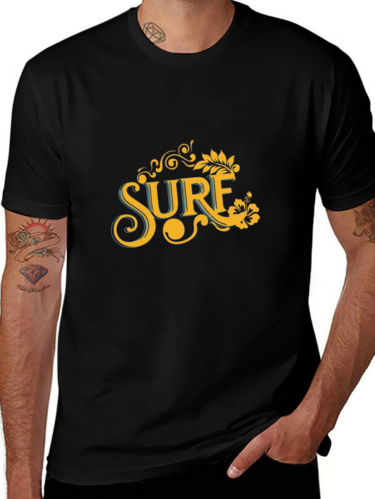 Surf Graphic Tee - Classic Black T-Shirt