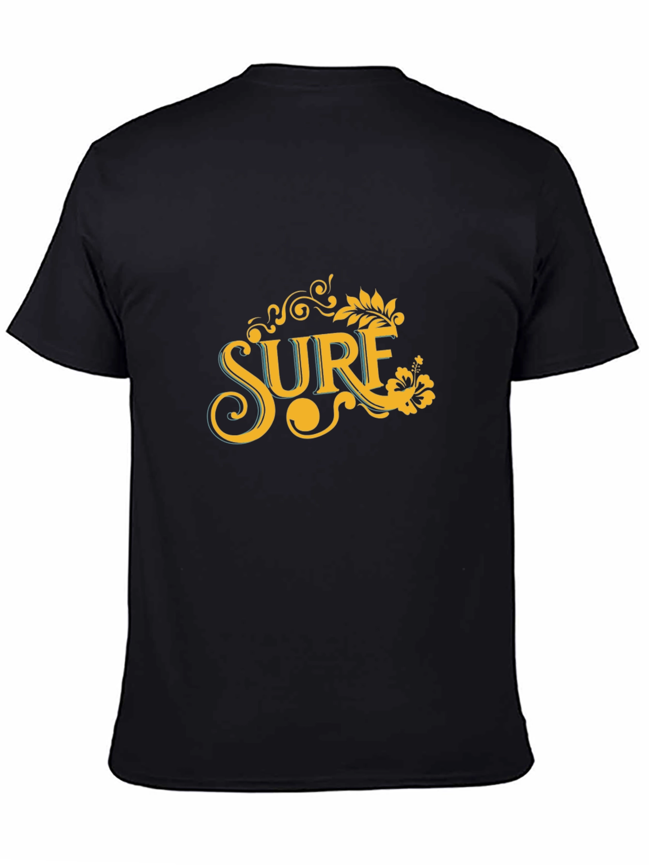 Surf Graphic Tee - Classic Black T-Shirt