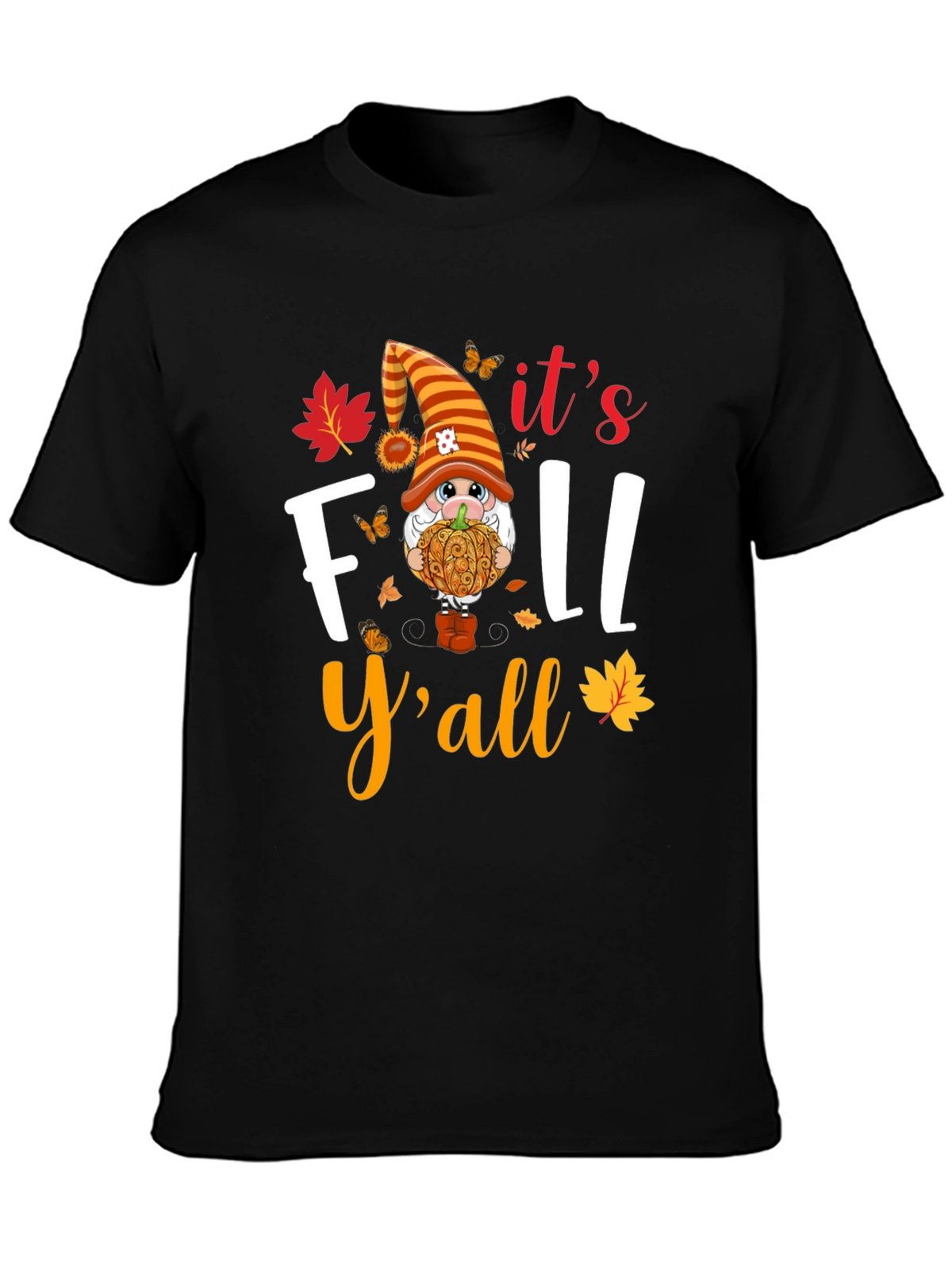 Fall Yall Gnome Graphic T-Shirt