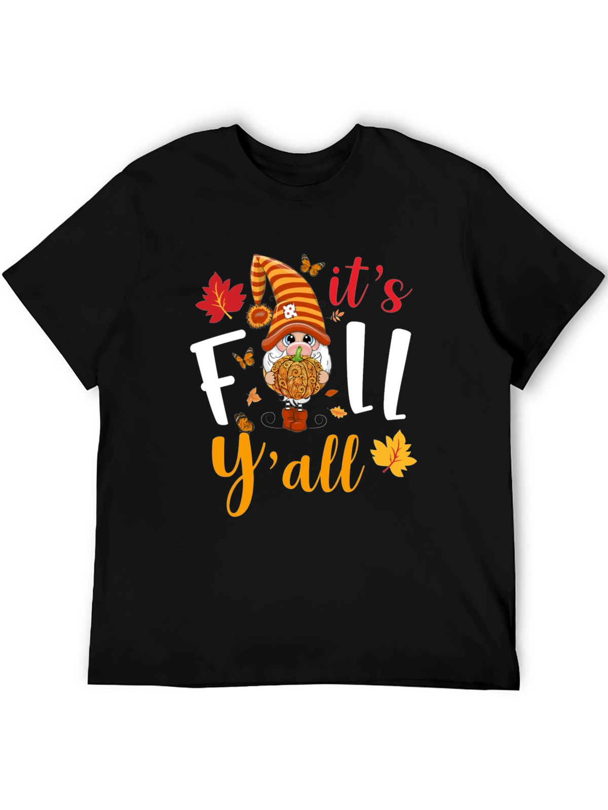 Fall Yall Gnome Graphic T-Shirt