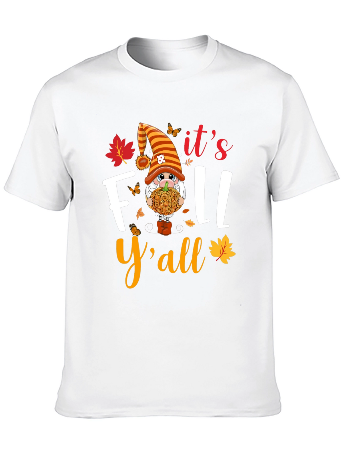 Fall Yall Gnome Graphic T-Shirt