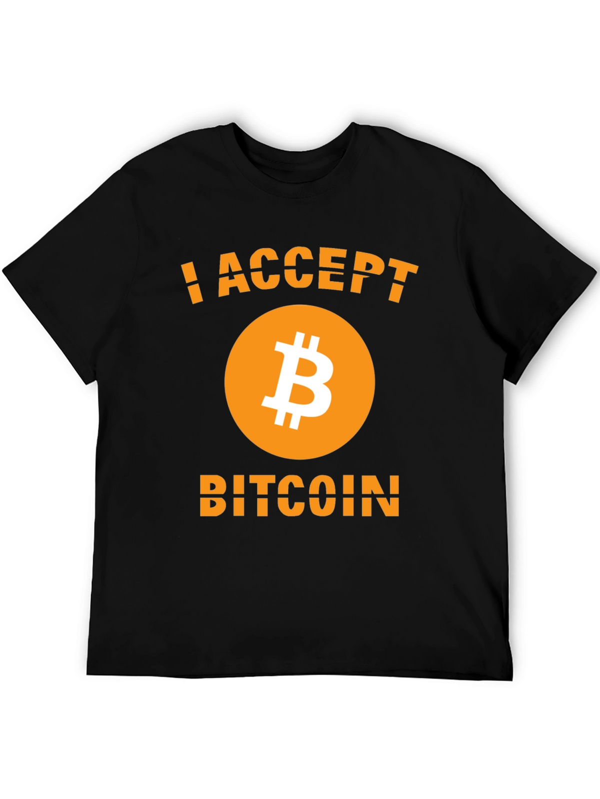 I Accept Bitcoin T-Shirt - Crypto Currency Tee