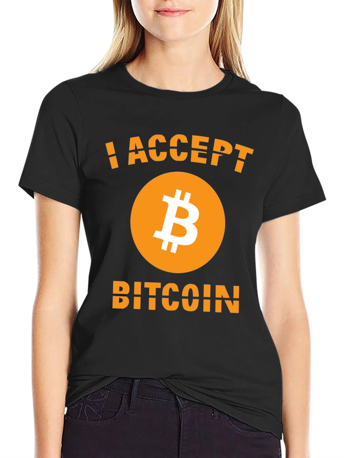 I Accept Bitcoin T-Shirt - Crypto Currency Tee