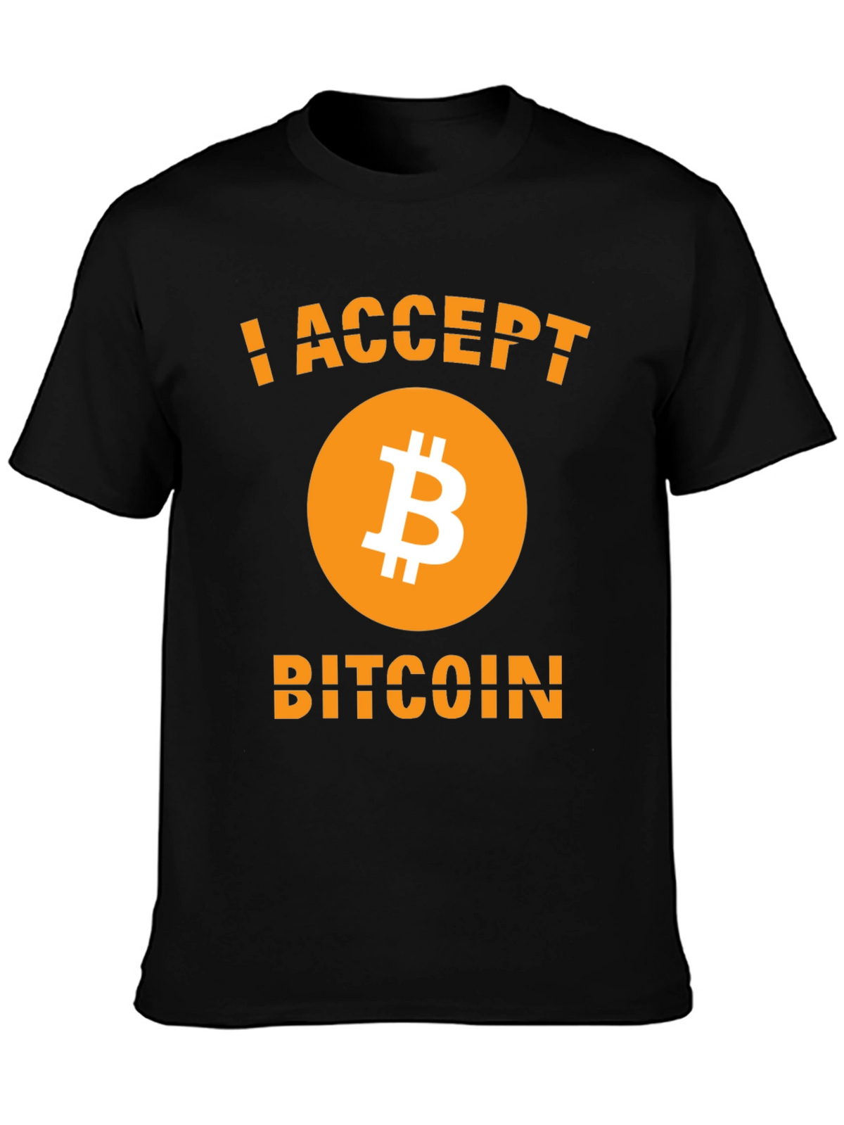 I Accept Bitcoin T-Shirt - Crypto Currency Tee