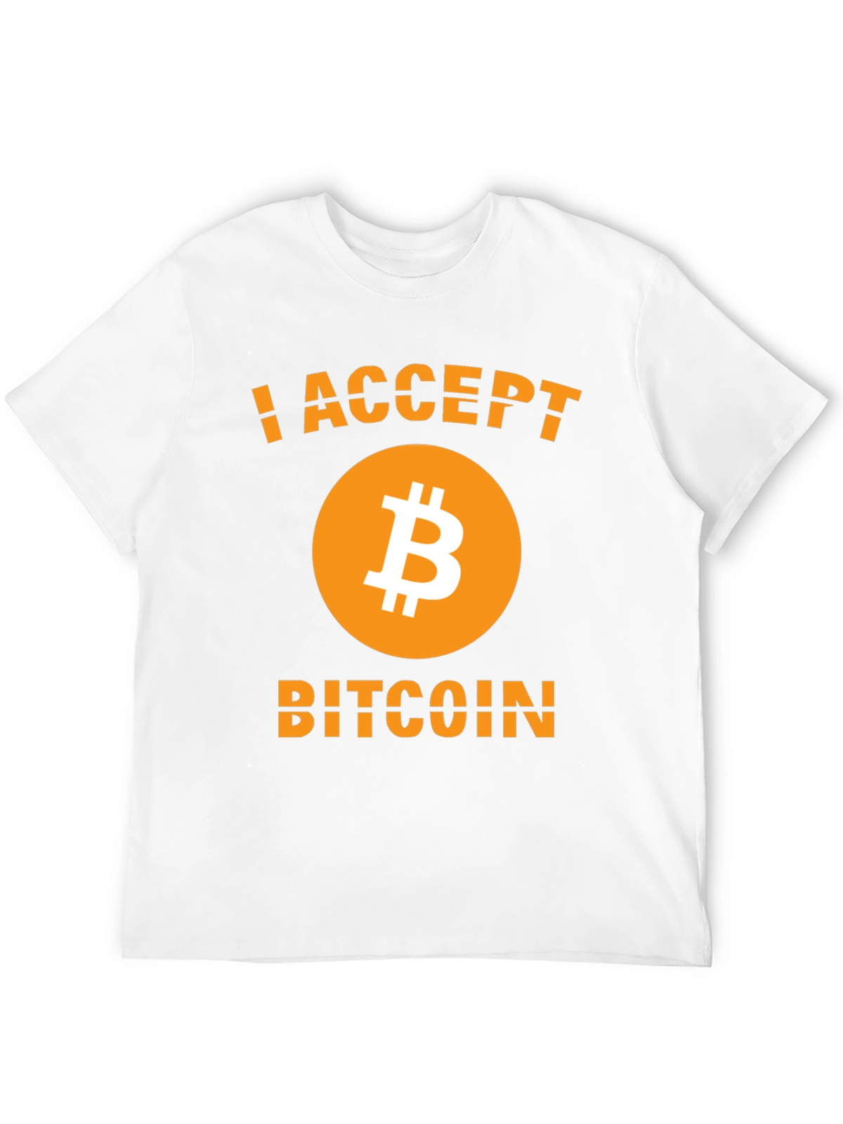 I Accept Bitcoin T-Shirt - Crypto Currency Tee