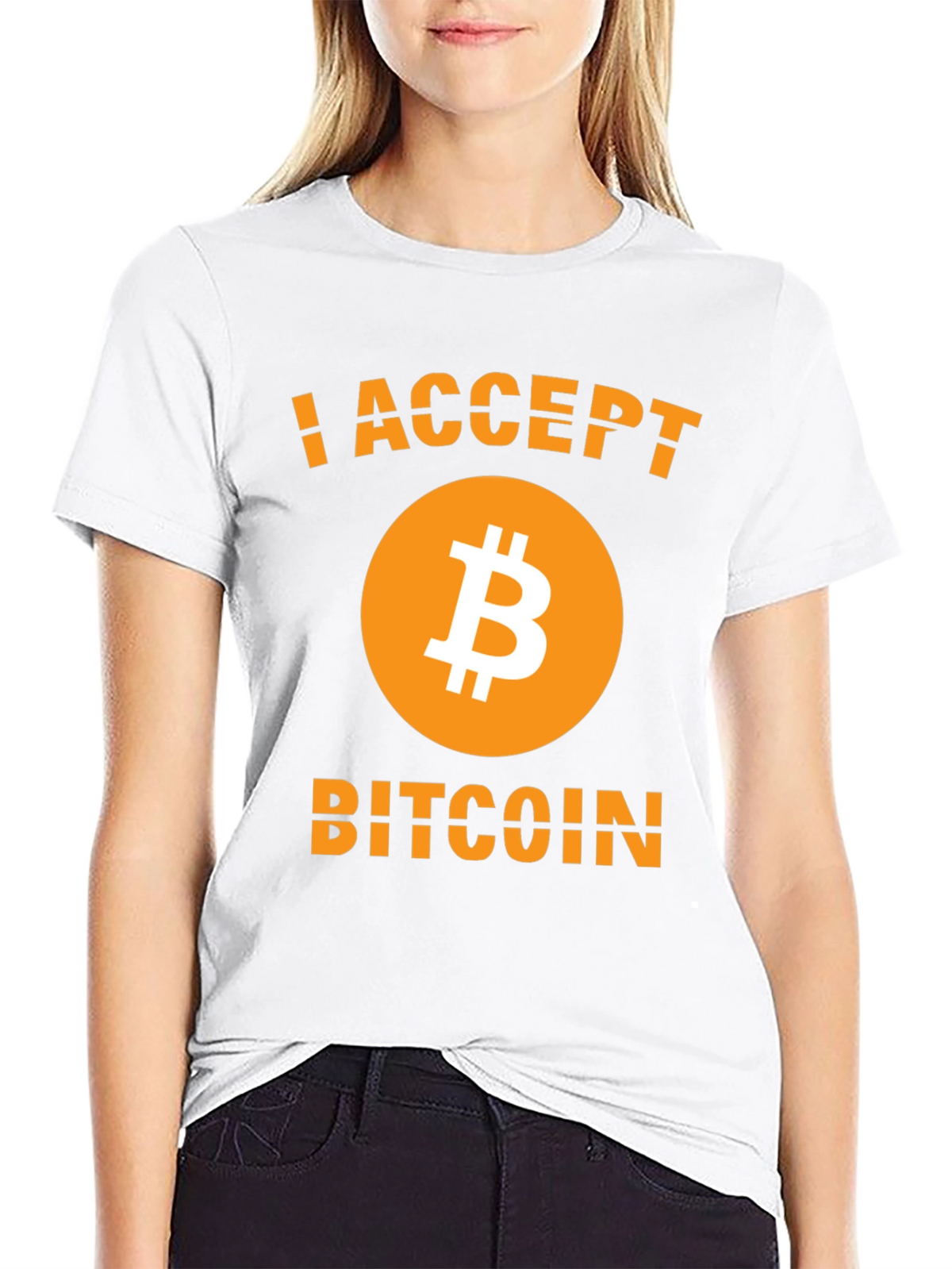 I Accept Bitcoin T-Shirt - Crypto Currency Tee
