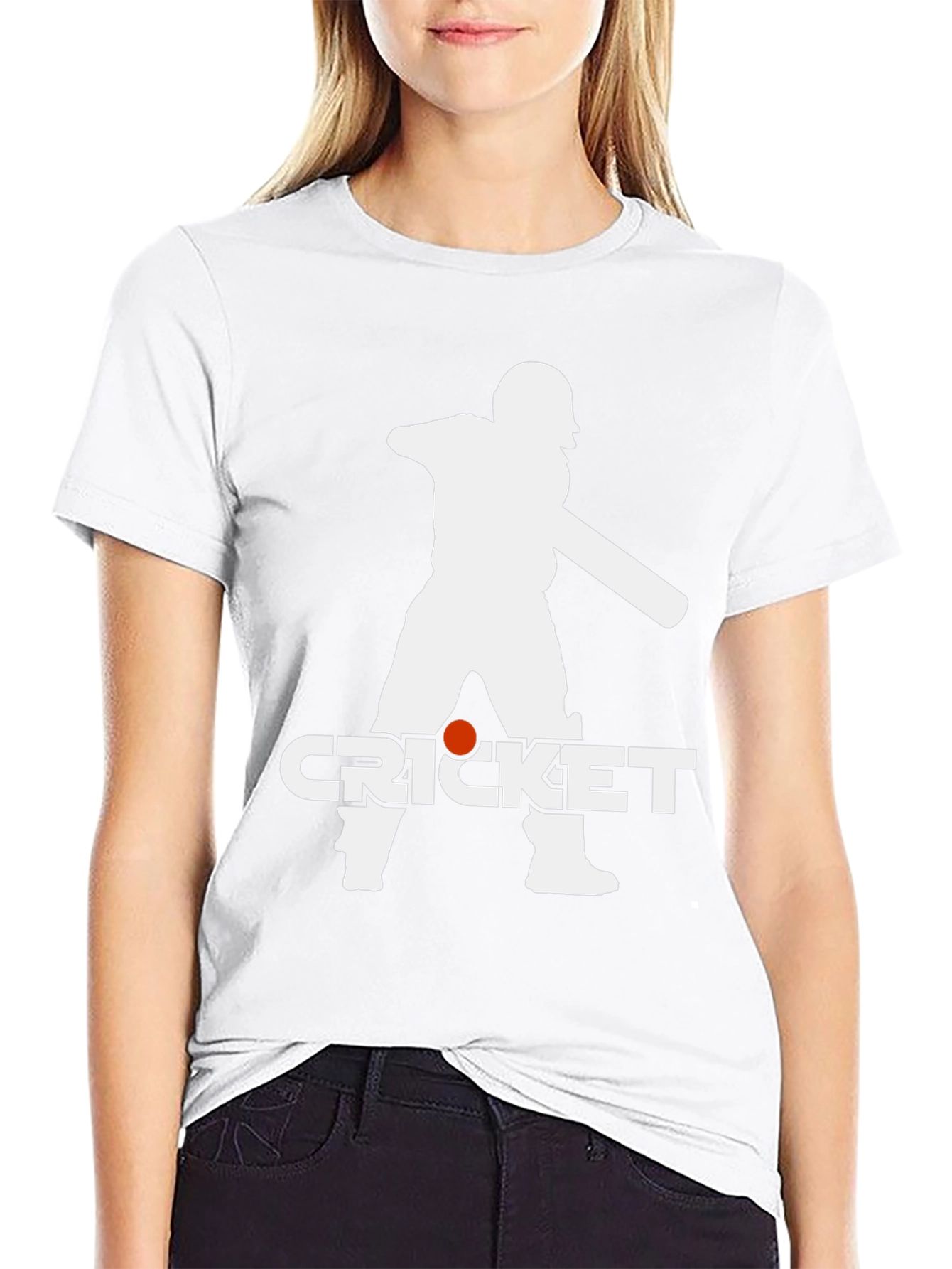 Cricket Player Graphic T-Shirt