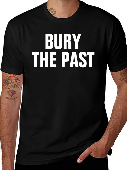 Bury the Past Graphic Tee - Black T-Shirt