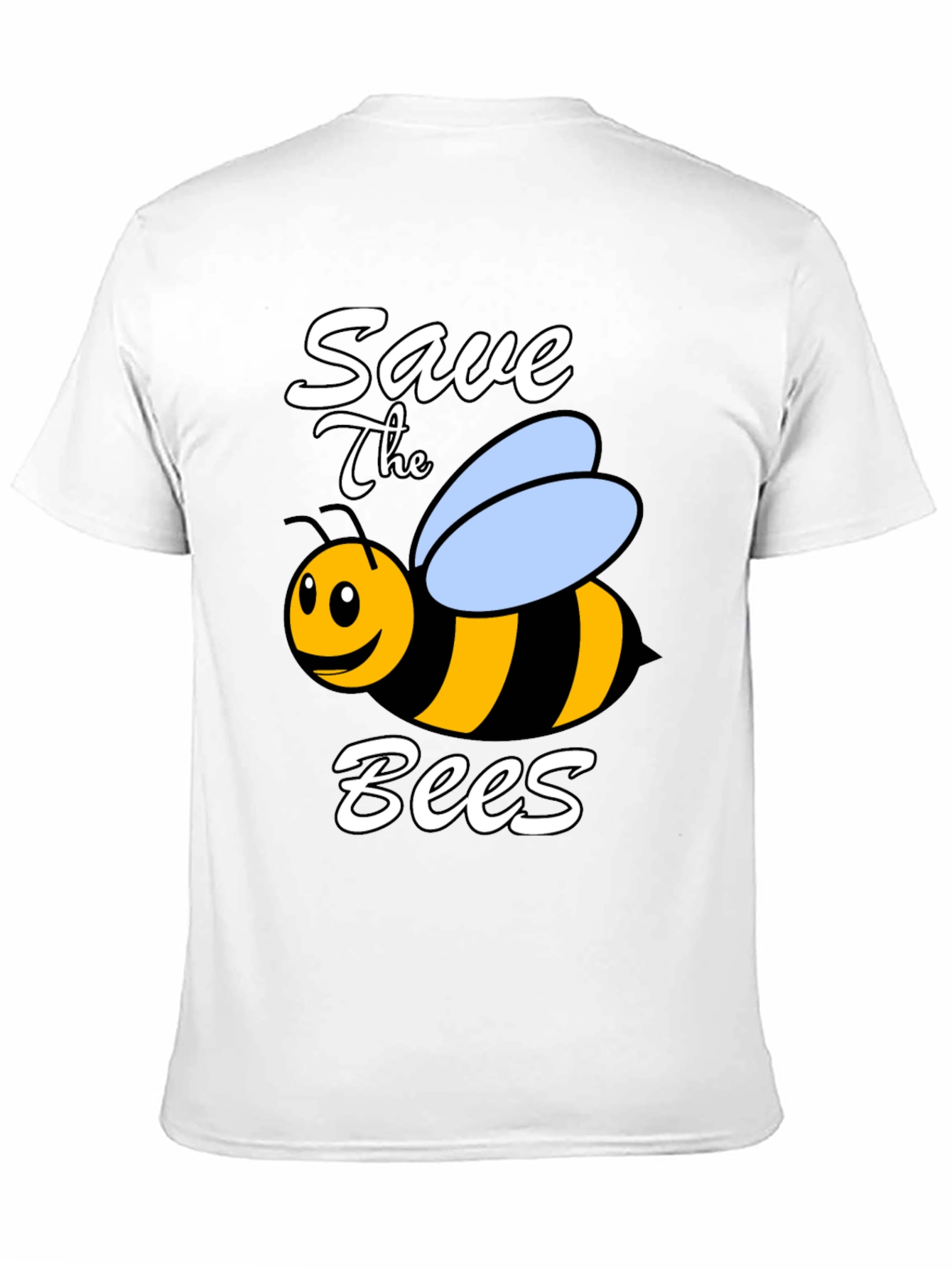 Save the Bees Graphic T-Shirt - Black