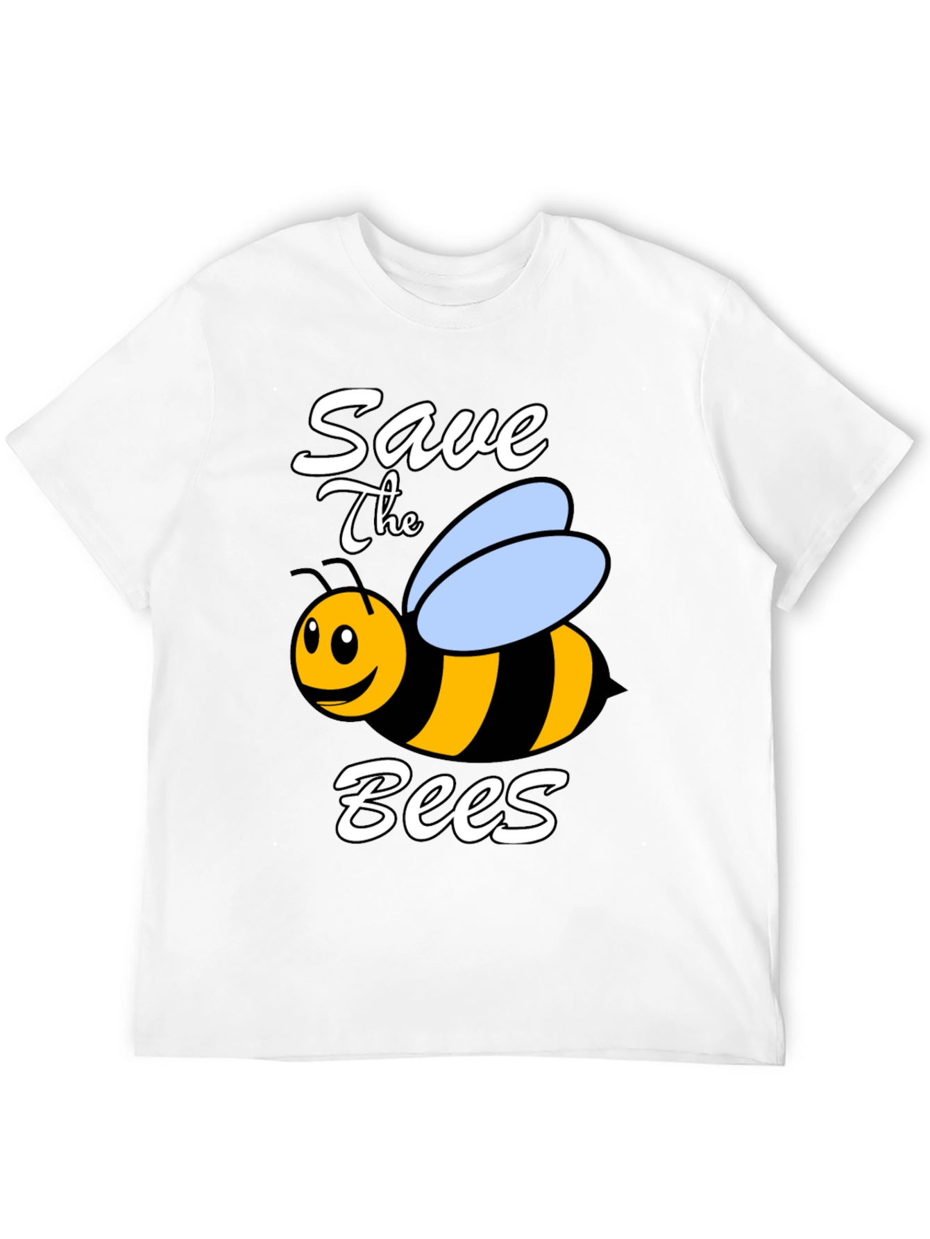 Save the Bees Graphic T-Shirt - Black
