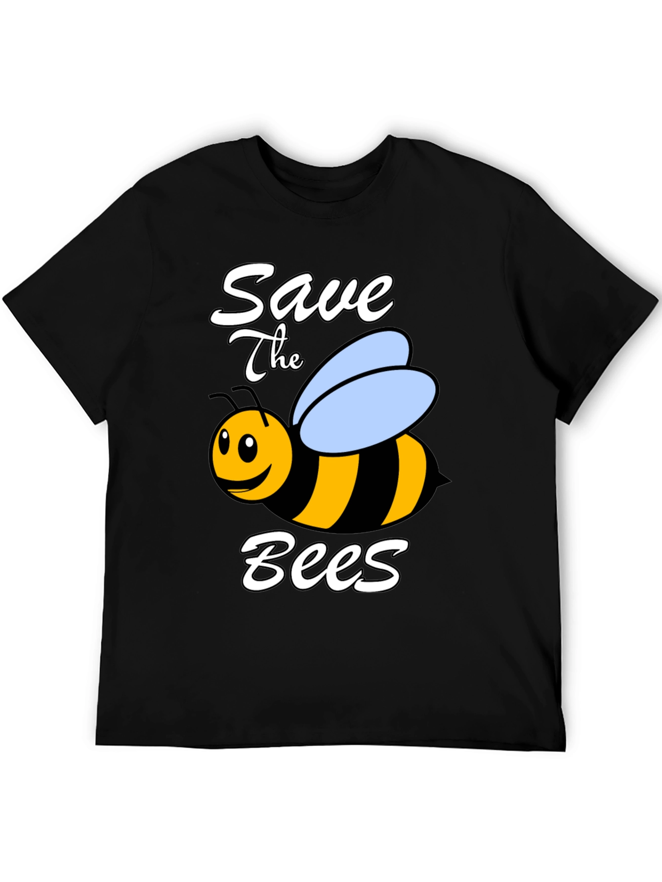Save the Bees Graphic T-Shirt - Black