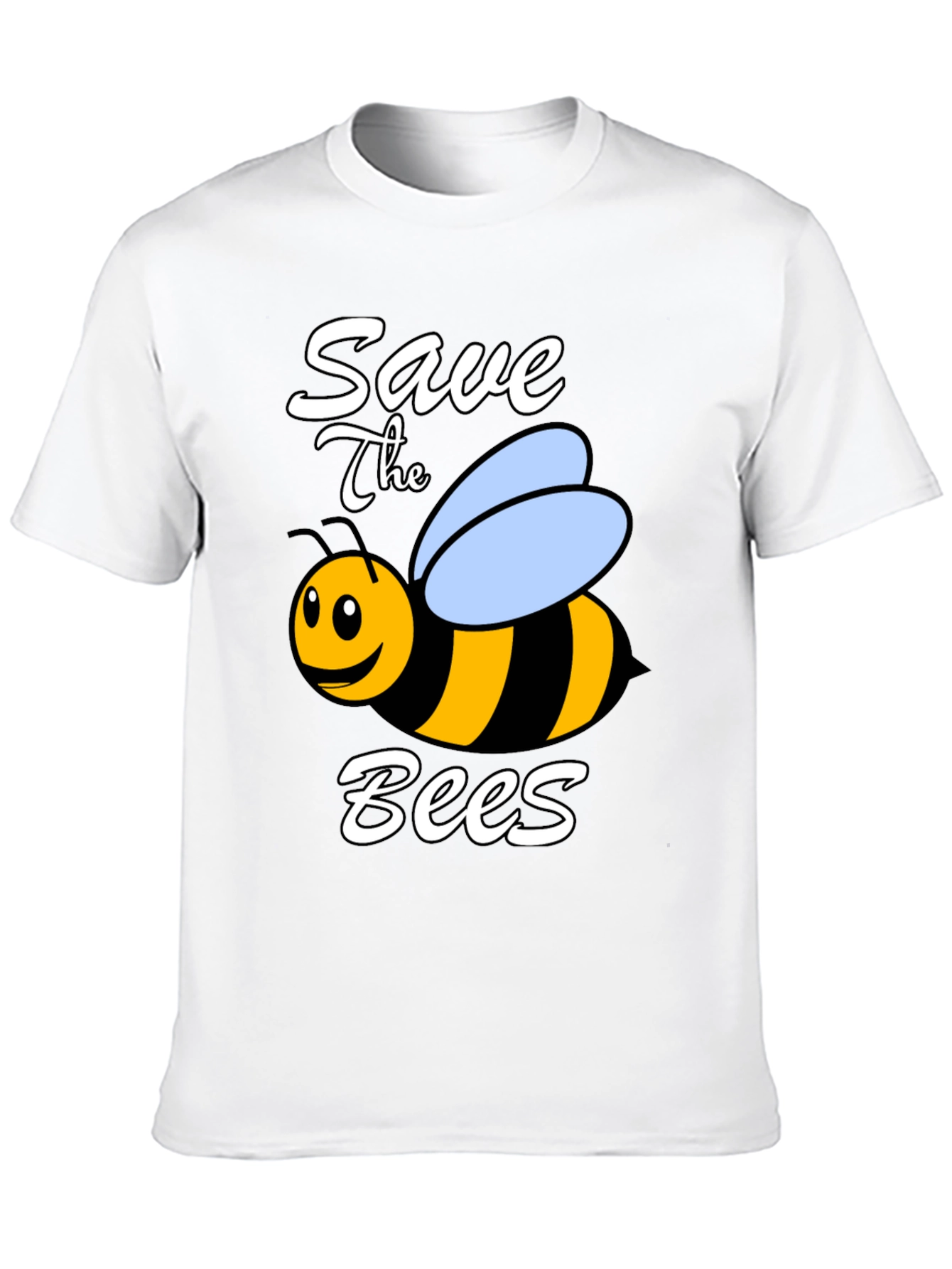 Save the Bees Graphic T-Shirt - Black