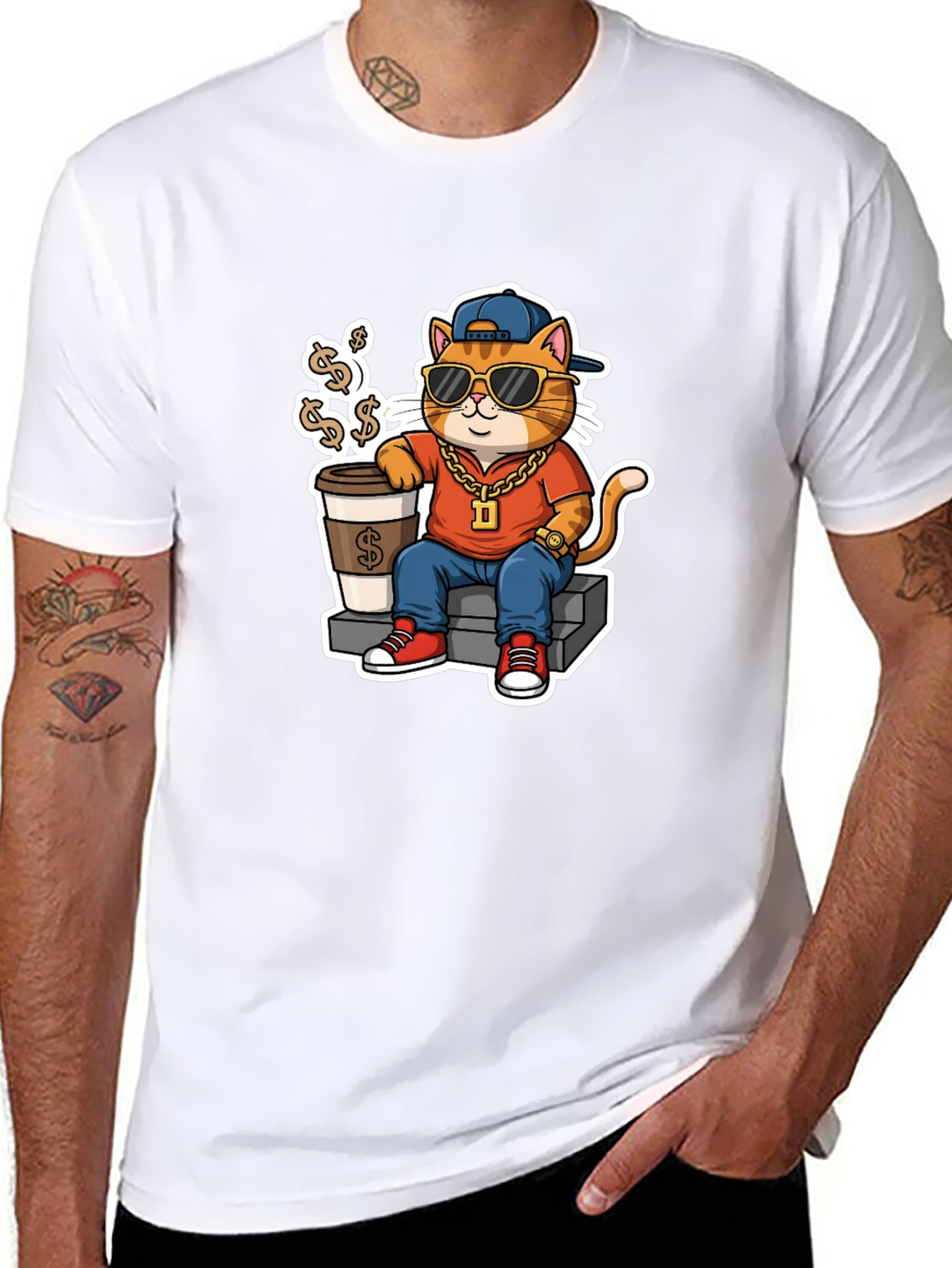 Cool Cat T-Shirt: Swag Style