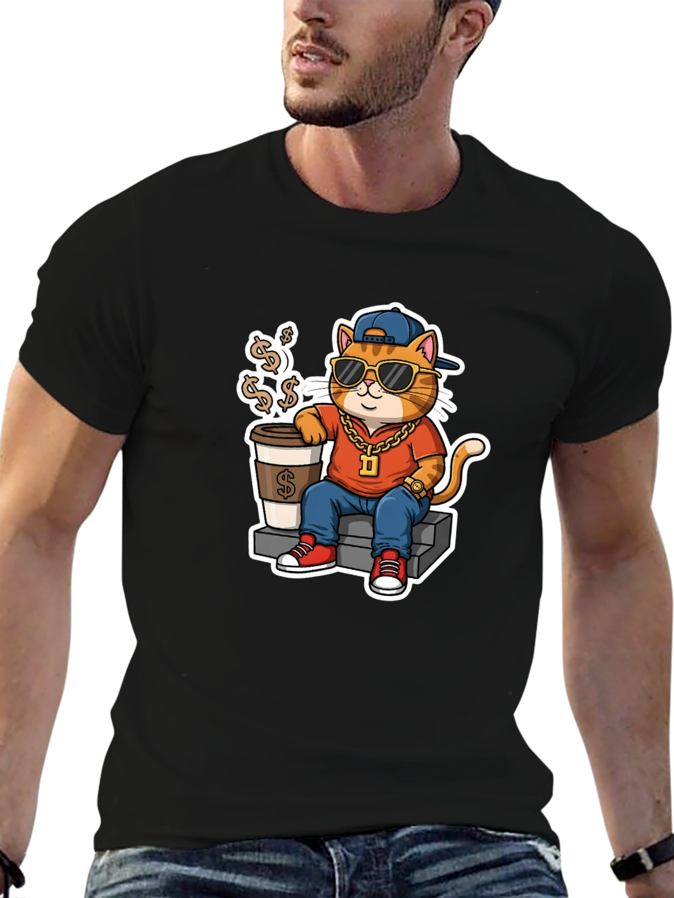 Cool Cat T-Shirt: Swag Style