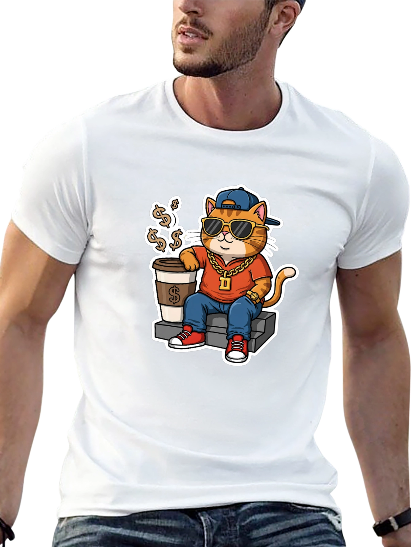 Cool Cat T-Shirt: Swag Style
