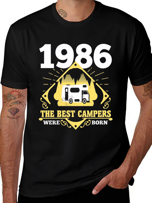 1986 Best Campers Born T-Shirt