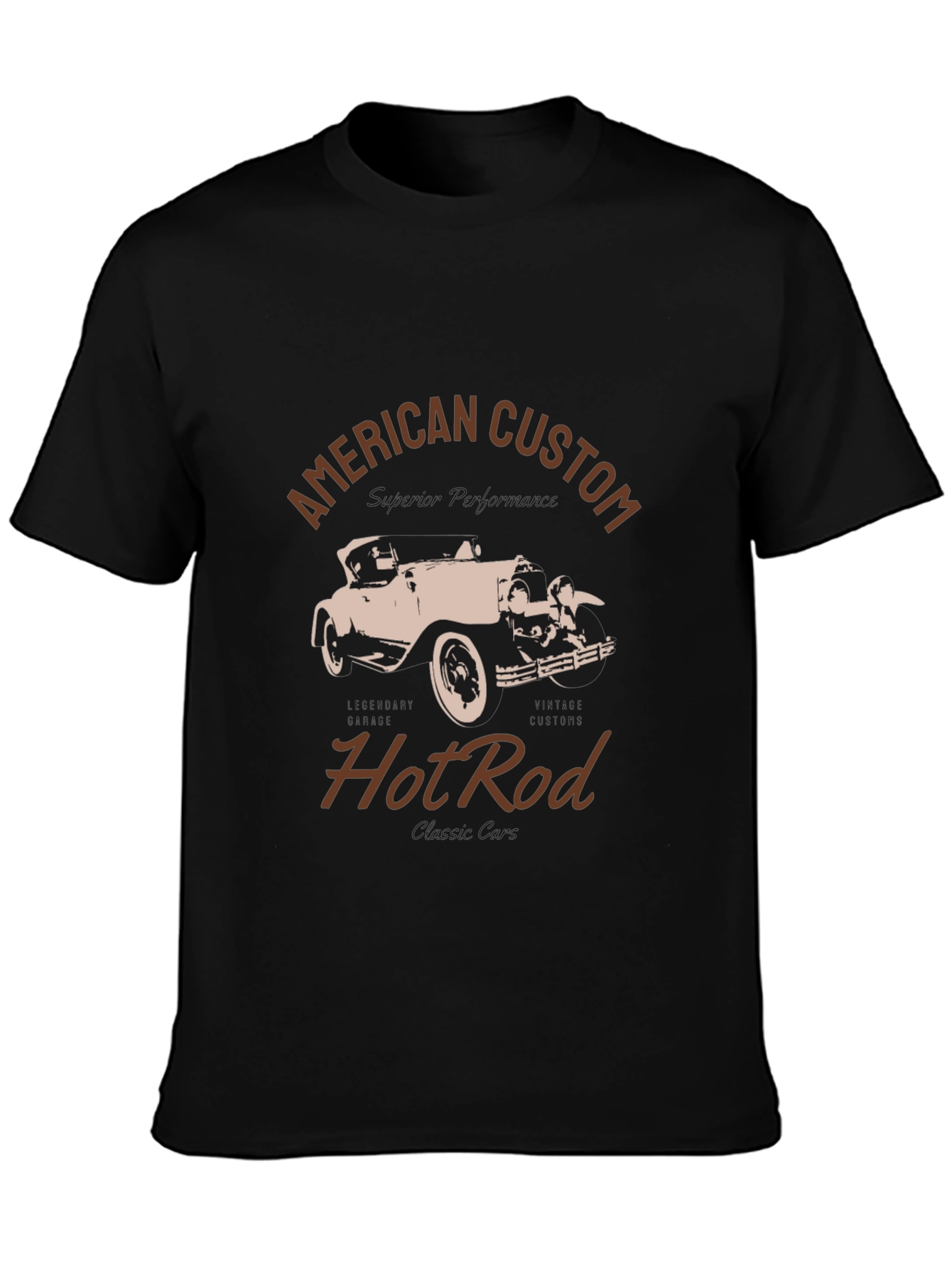 American Custom Hot Rod Graphic T-Shirt