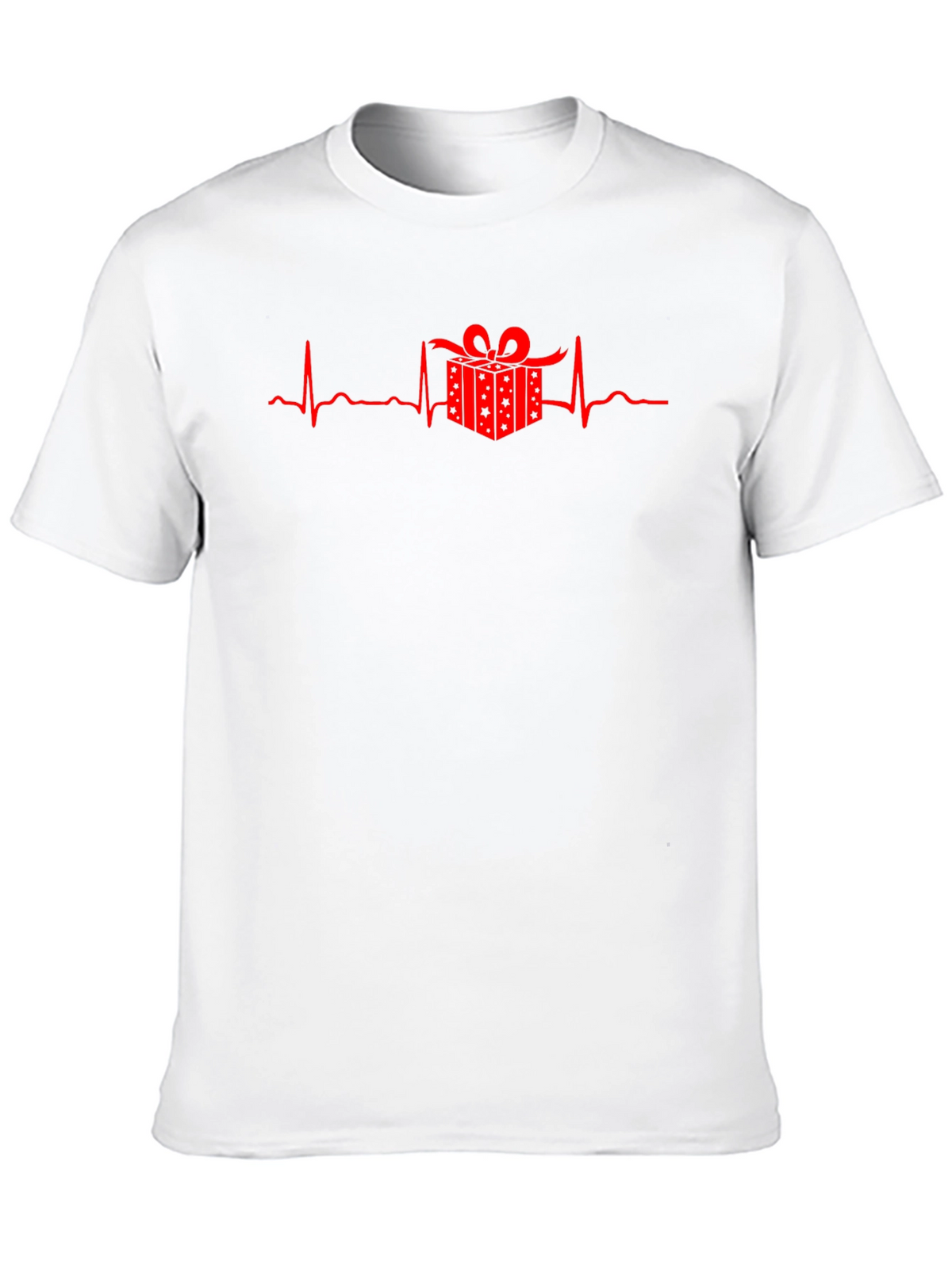 Gift Pulse Tee - Heartbeat Gift Box T-Shirt