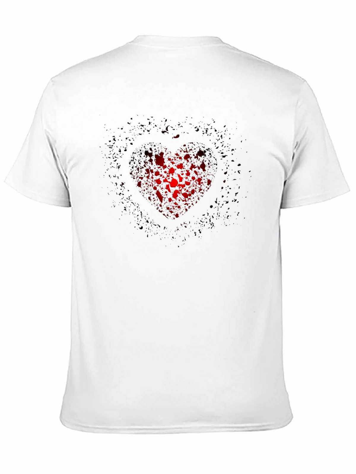 Heart Bubbles Graphic Tee - Black